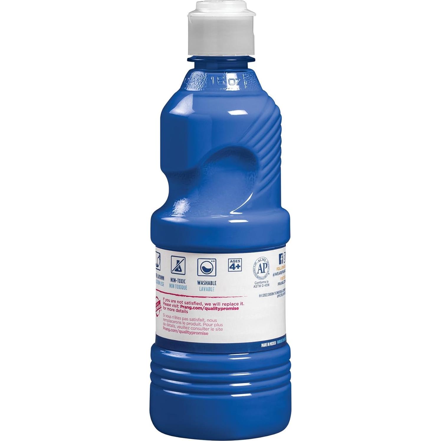 Pintura Tempera Lavable Prang Azul 473 ml Listo para Usar