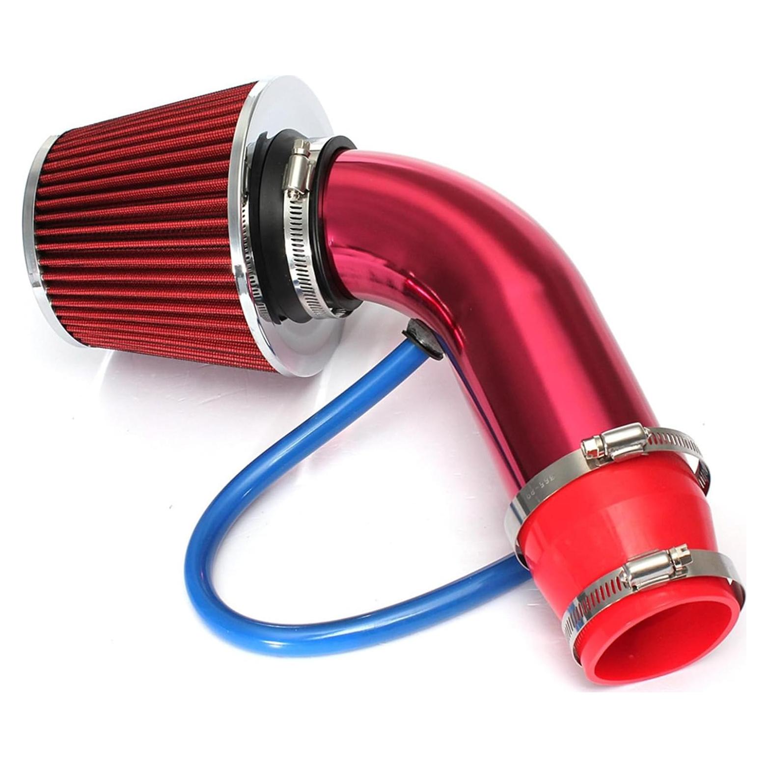 Kit de Admisión de Aire Frío Vechkom 76mm Rojo - Alto Rendimiento