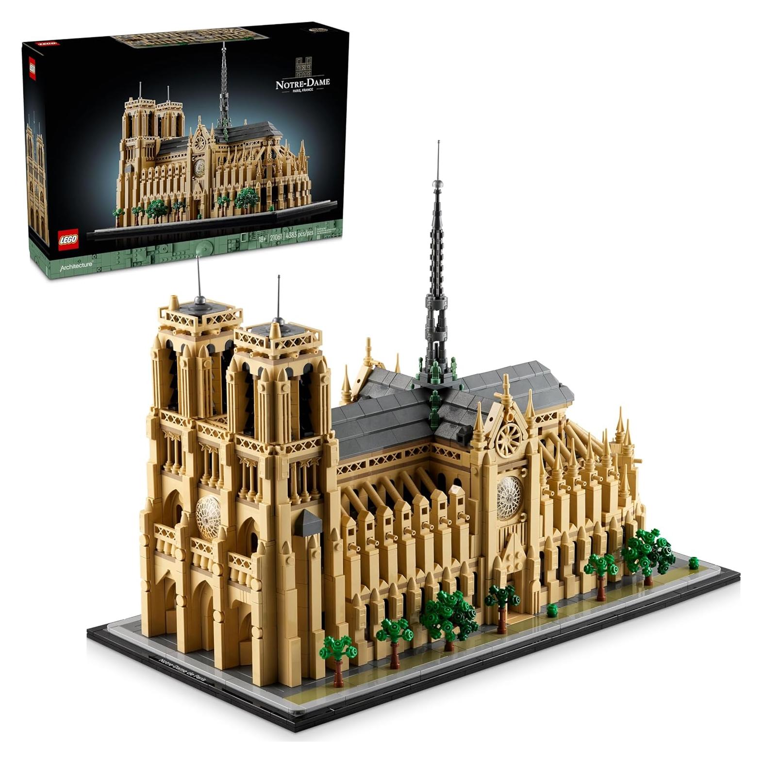 LEGO Architecture Notre-Dame de París 21061 - Modelo 4383 Piezas