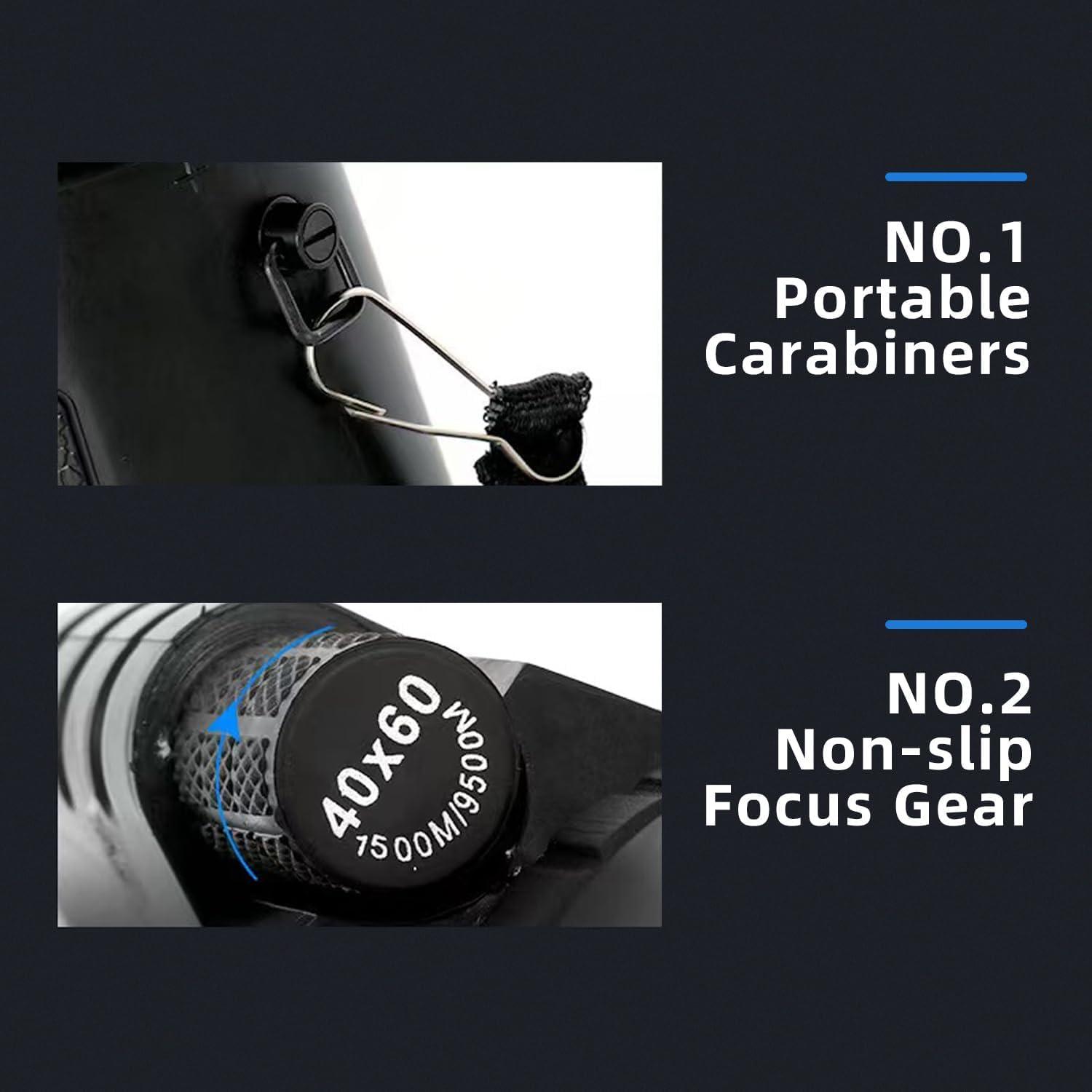 Telescopio Monocular Asaisje 40x60 Compacto Impermeable