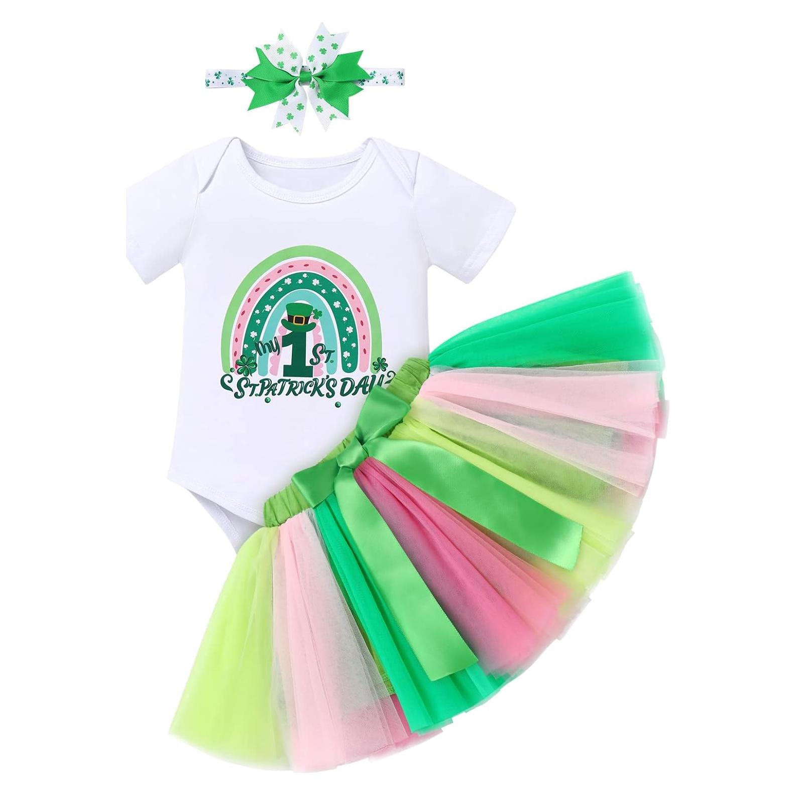 Conjunto de Cumpleaños para Niña AWIBMK Día de San Patricio