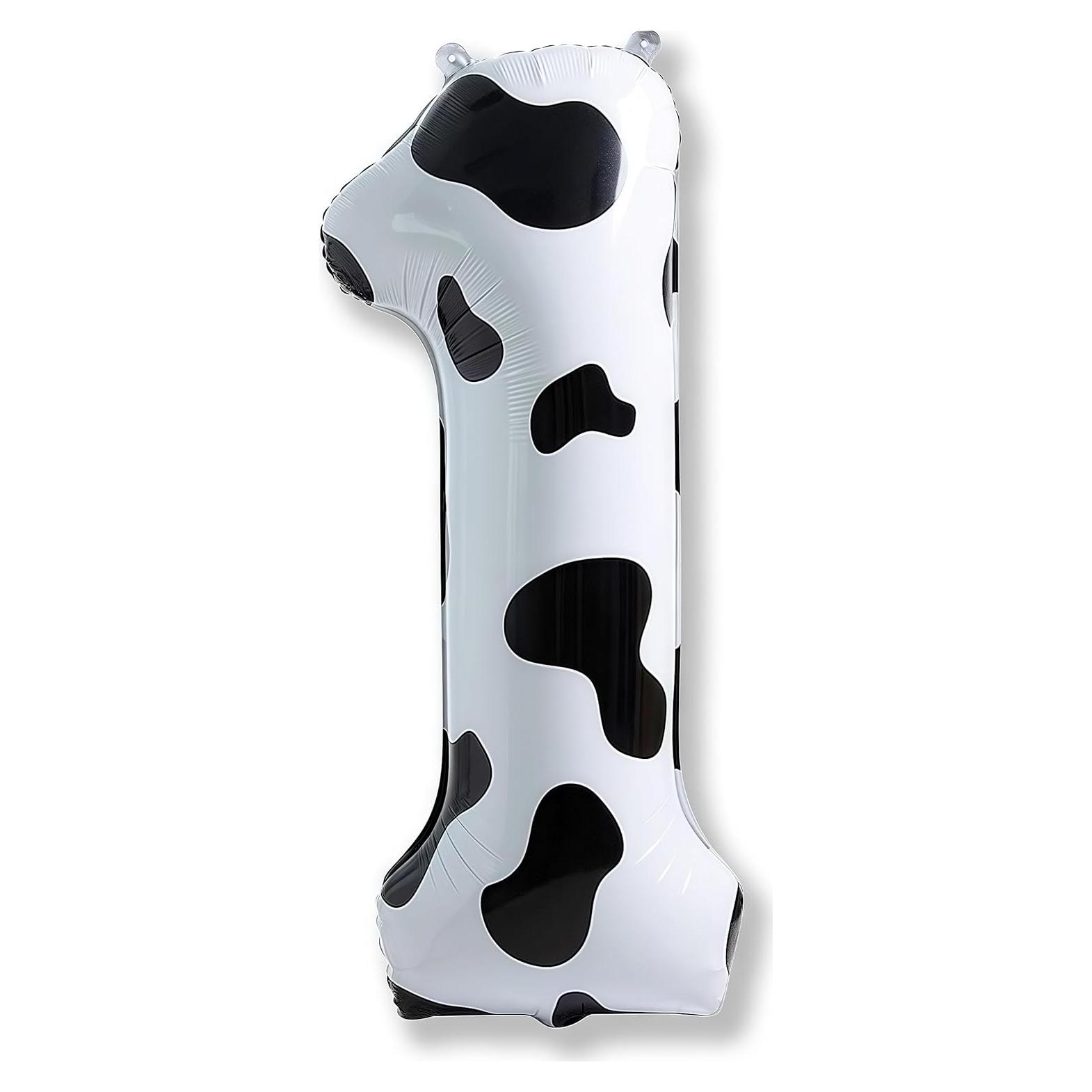 Globo Número 1 Vaca 101.6 cm Autosealable Decoración