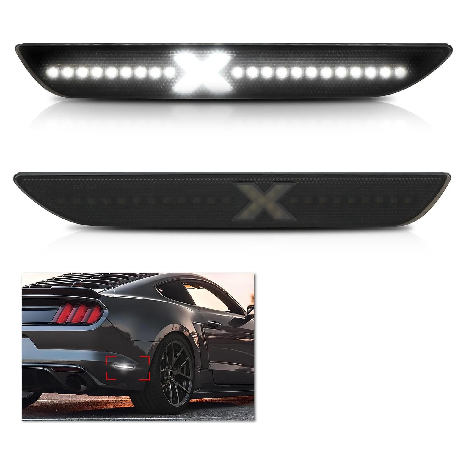 Luces de Marcador Lateral Bestview para Ford Mustang 2015-2023