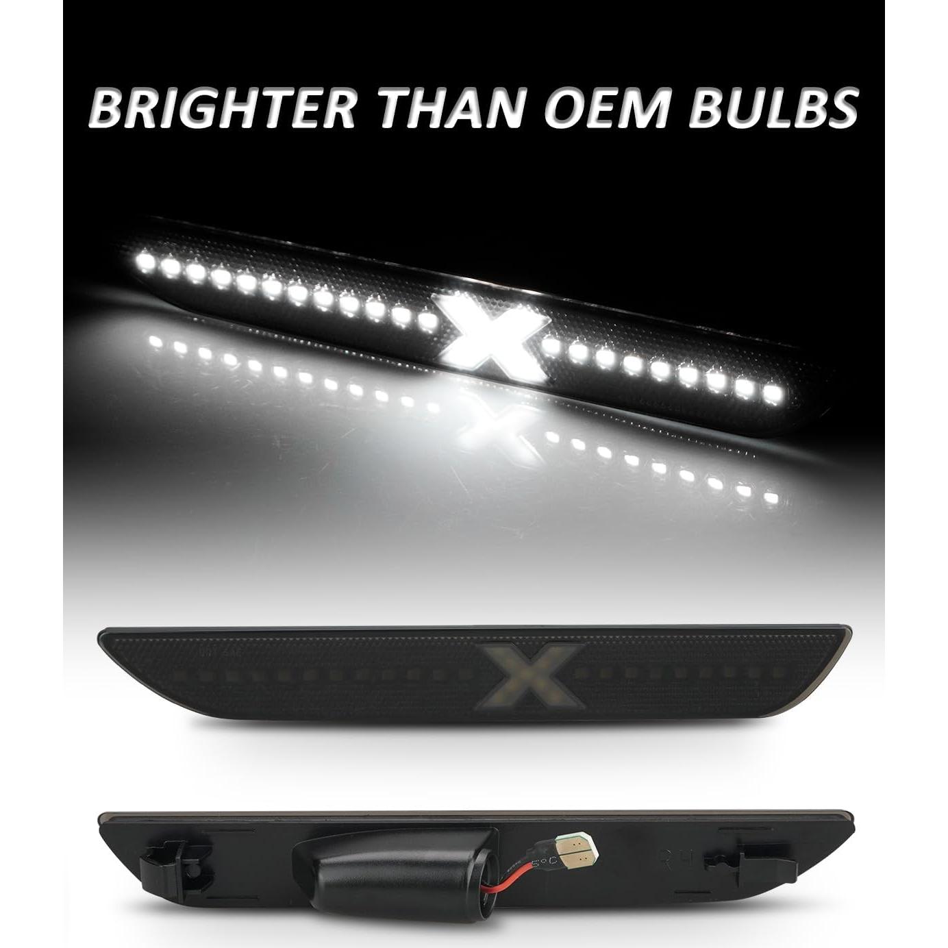 Luces de Marcador Lateral Bestview para Ford Mustang 2015-2023