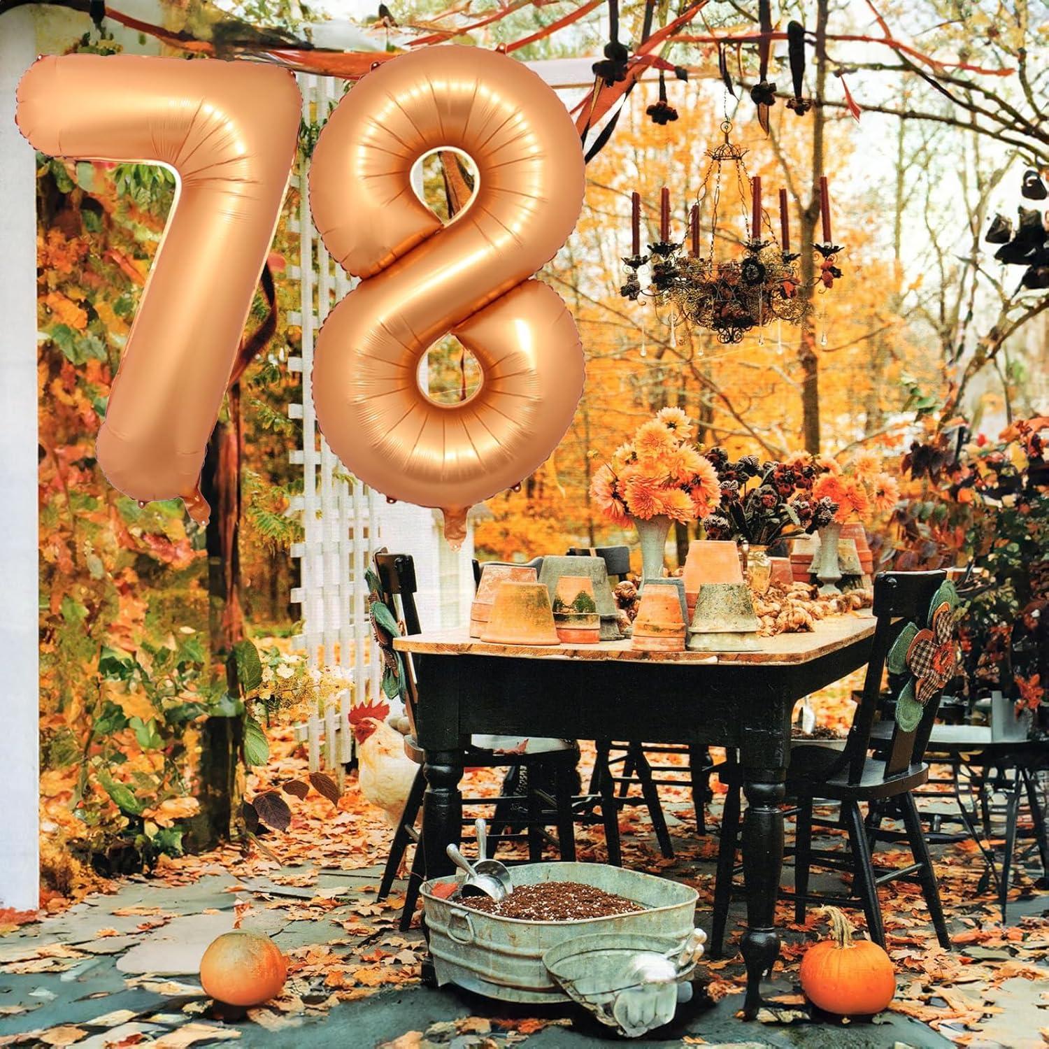 Globo Número 1 Naranja Isndare 101,6 cm Decoración Fiesta