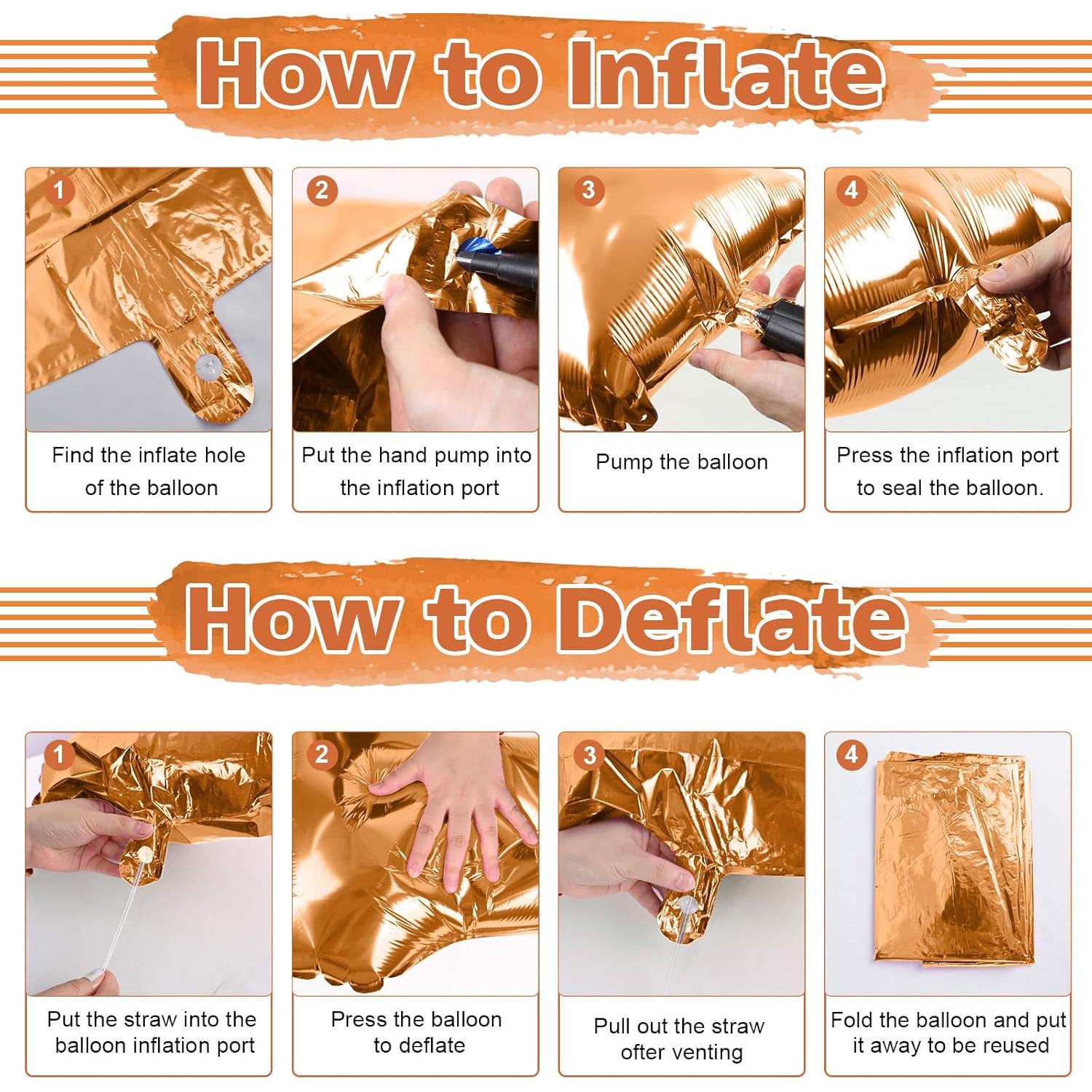 Globo Número 1 Naranja Isndare 101,6 cm Decoración Fiesta