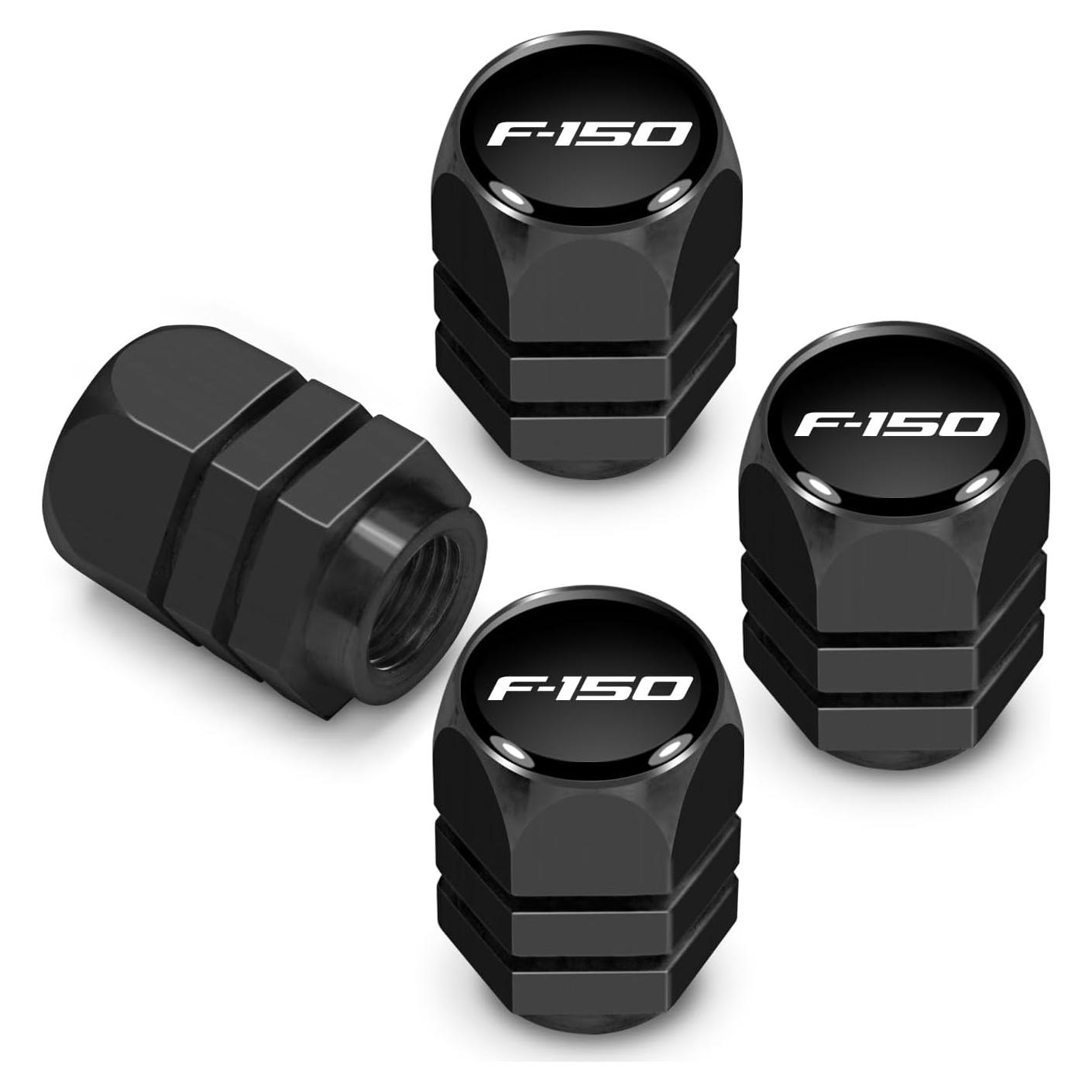 Tapones de Válvula de Neumático iPick Imagen Ford F-150 Negro