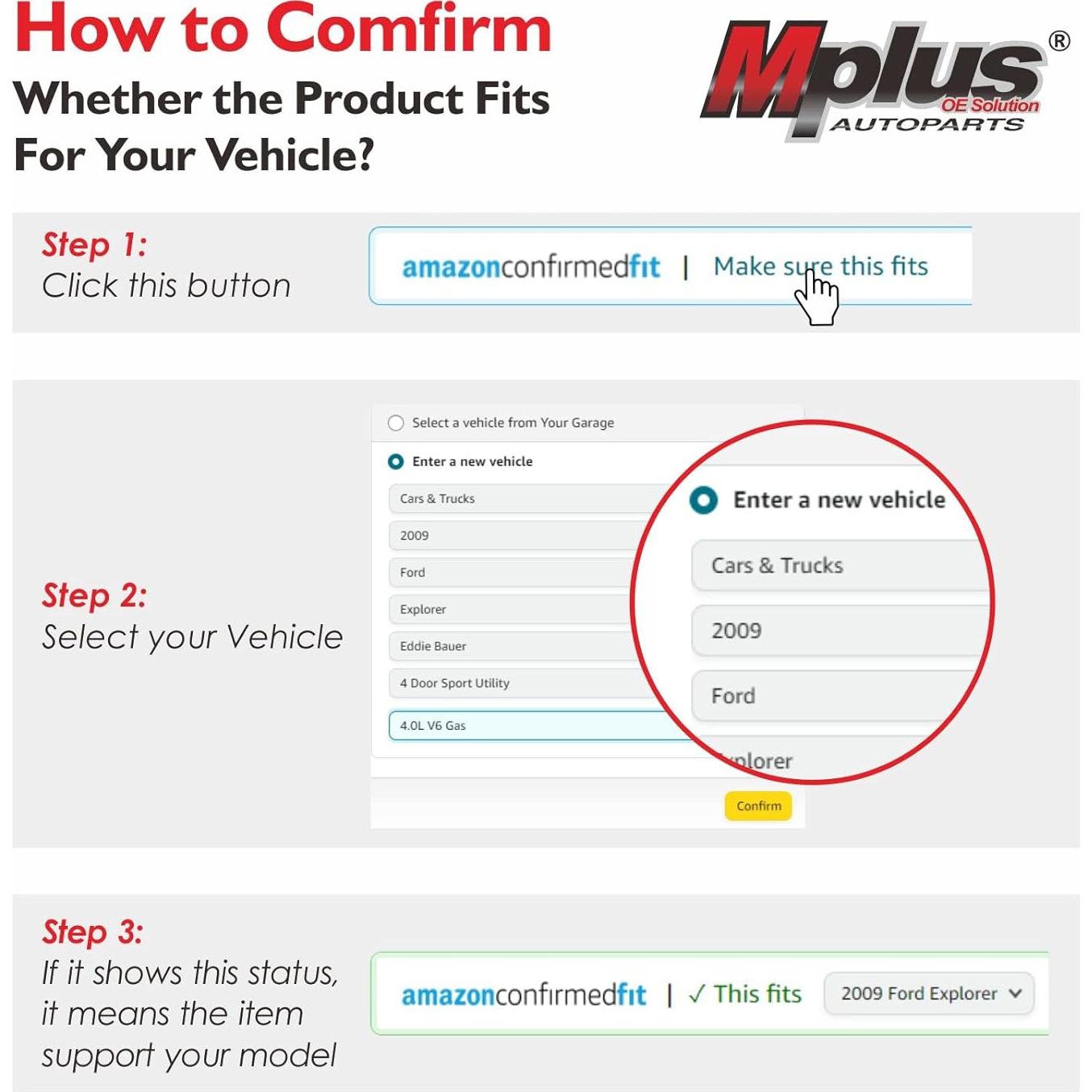 Junta de Tapa de Válvula MPLUS VS50080R para Buick y Chevrolet