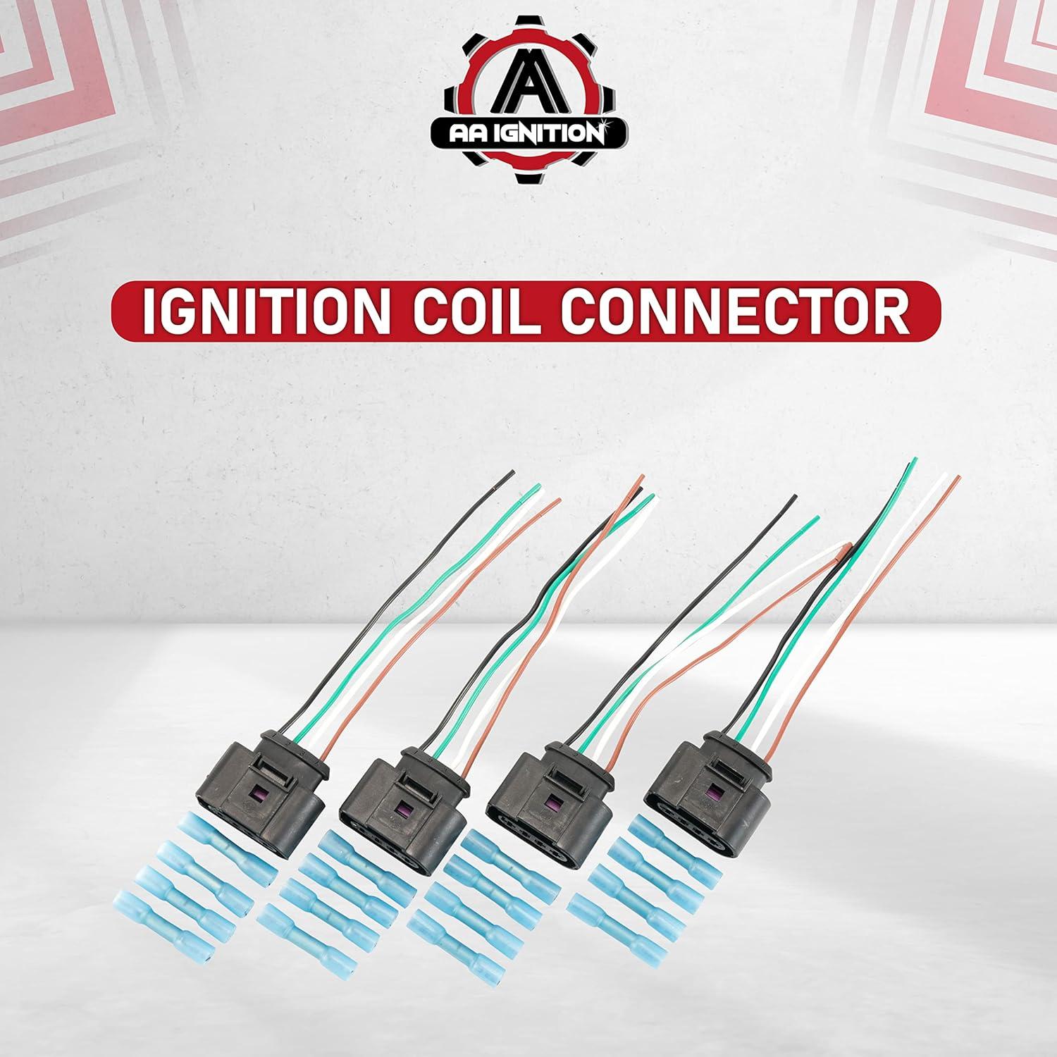 Kit de Conectores de Bobina de Encendido AA Ignition - 4 Piezas