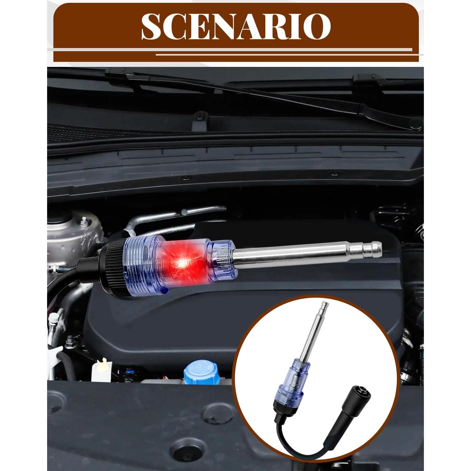 Probador de Bujías LTDCVTR para Motores de Gasolina