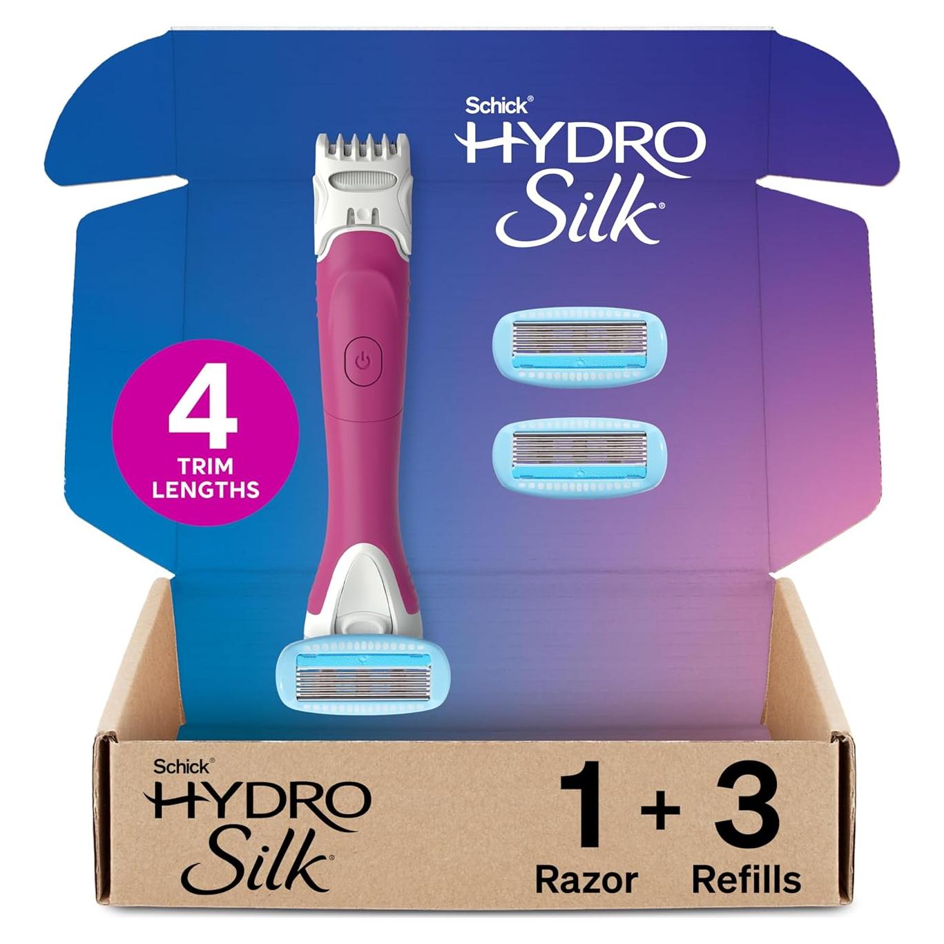 Afeitadora Schick Hydro Silk TrimStyle 2 en 1 para mujeres