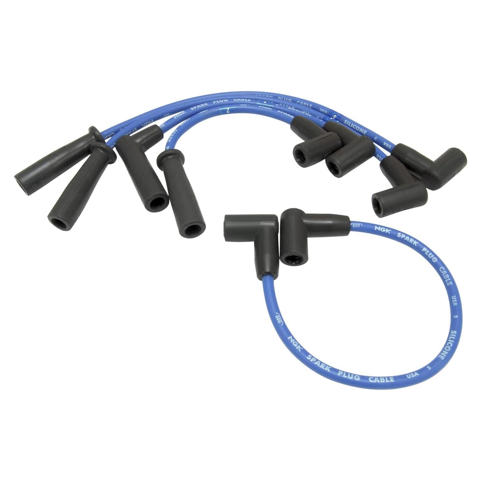 Juego de Cables de Bujía NGK RC-CRX023 7mm Azul