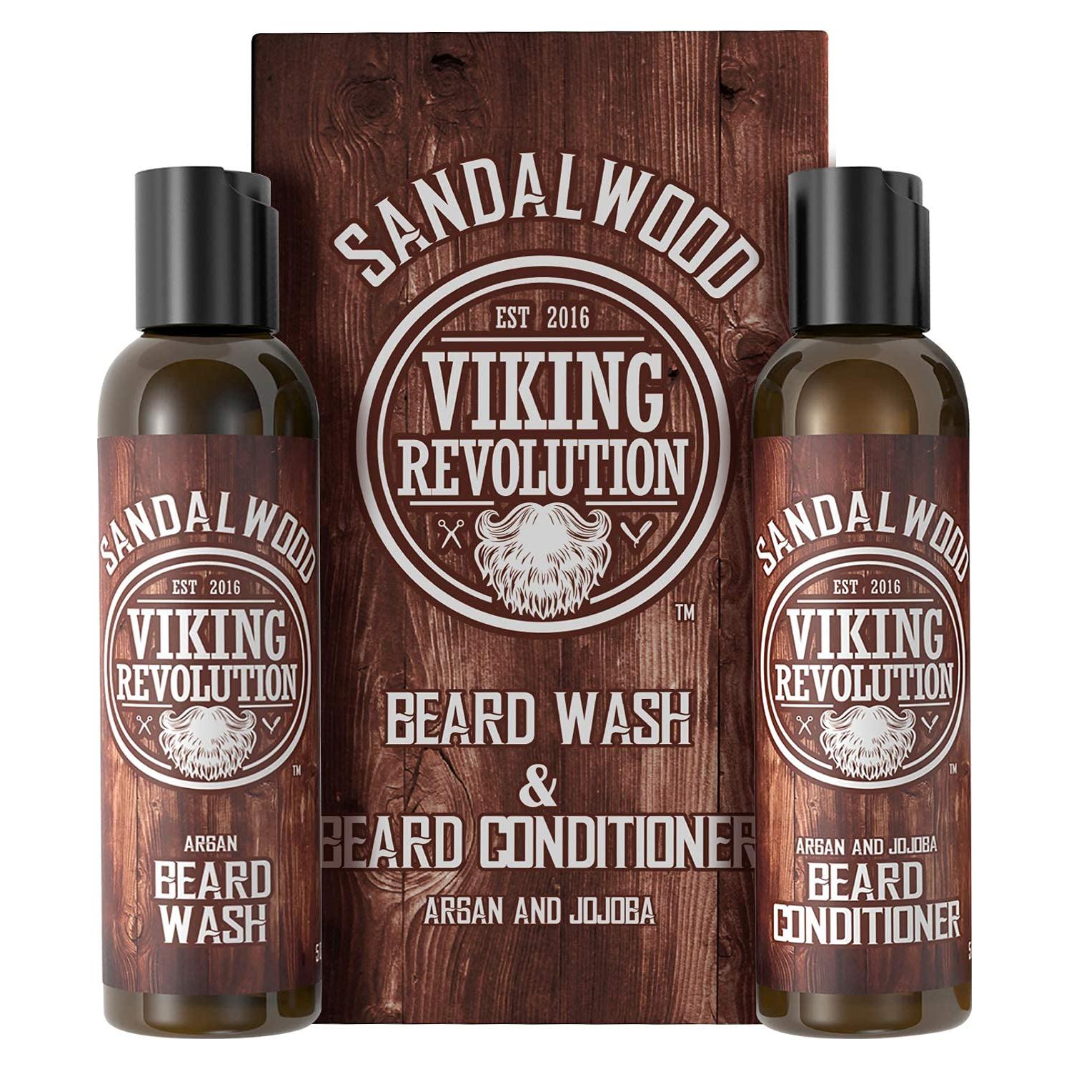 Juego de Champú y Acondicionador para Barba Viking Revolution 150 ml