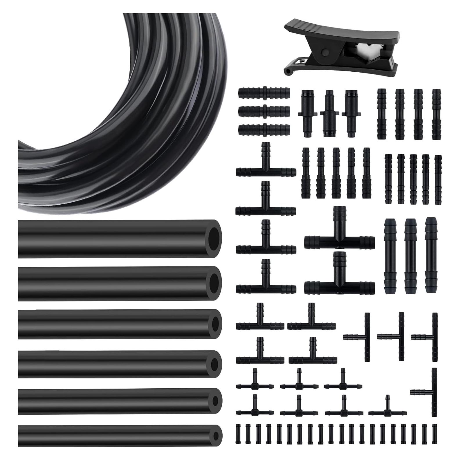 Kit de Manguera de Vacío Automotriz Carleef 6PCS 1.5m Silicona