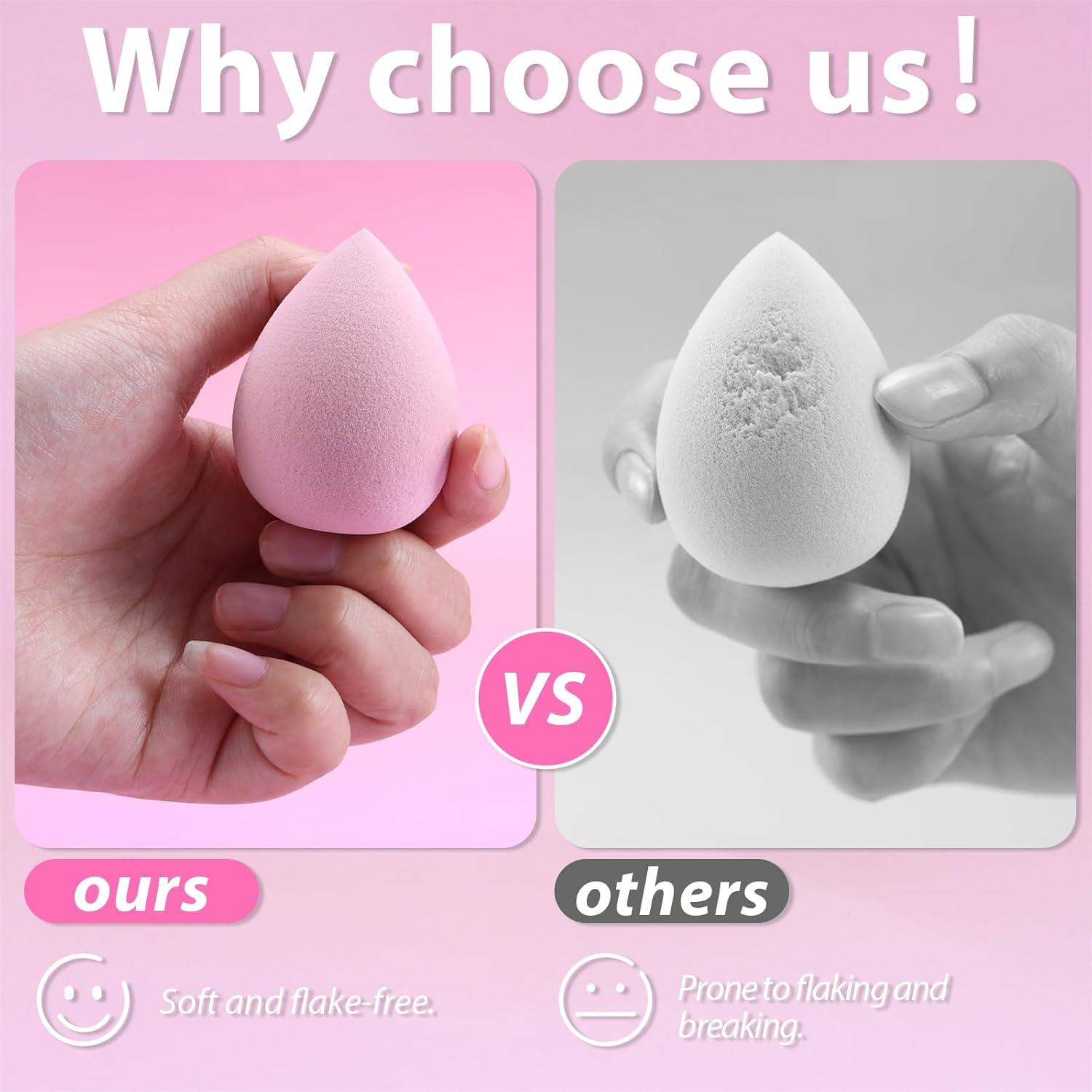 Juego de Esponjas de Maquillaje Foonbe 7 Pcs Veganas