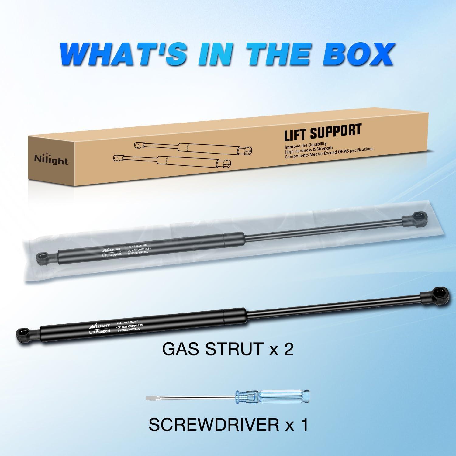 Soportes de Elevación de Gas Nilight 6650 para BMW Serie 3 2006-2013