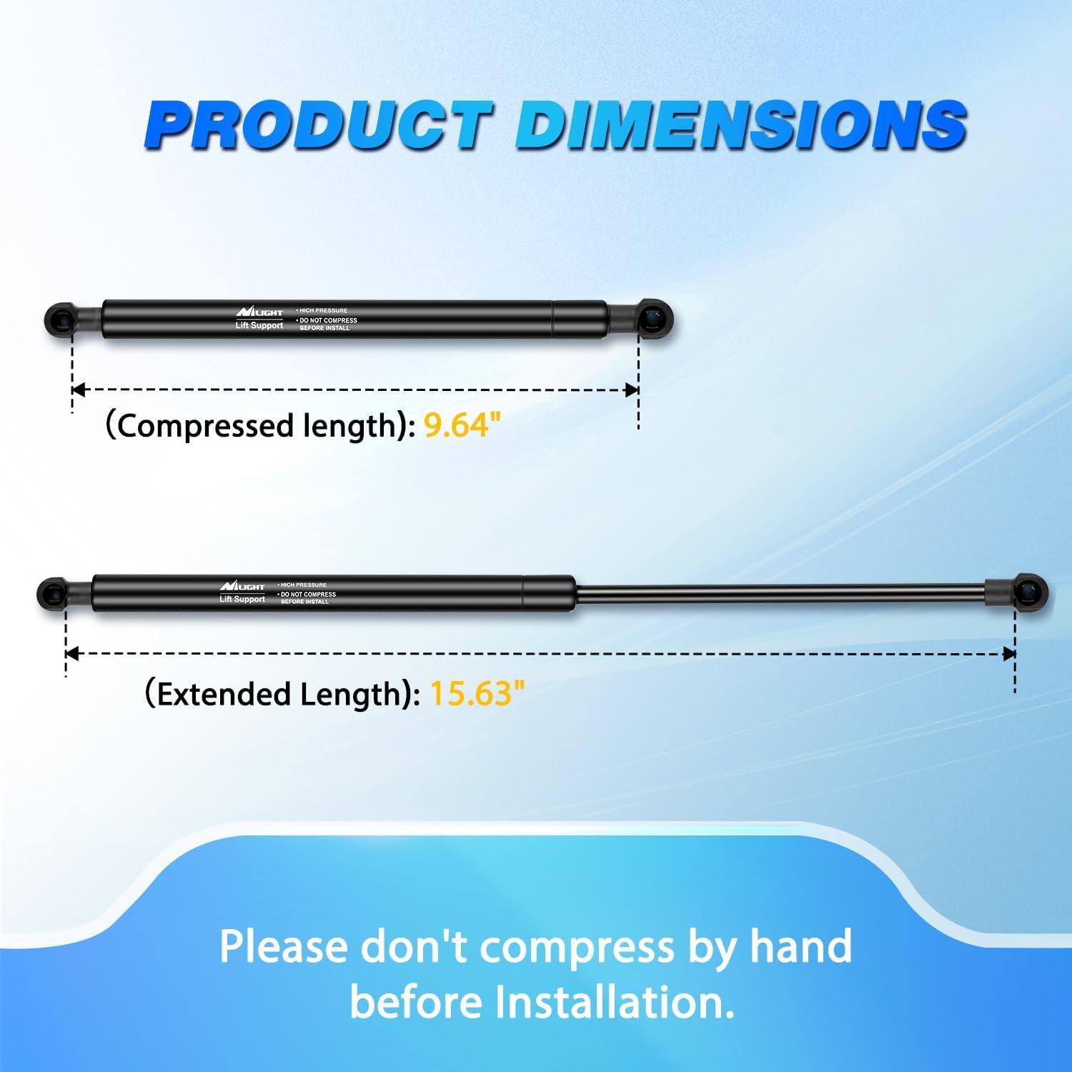 Soportes de Elevación de Gas Nilight 6650 para BMW Serie 3 2006-2013