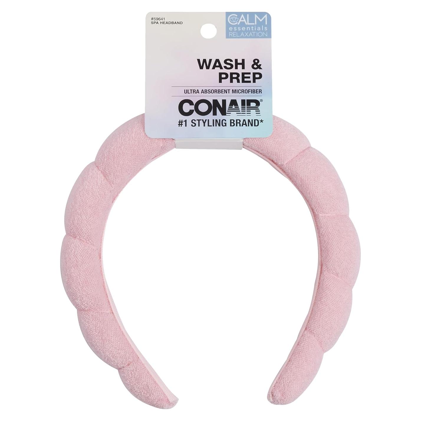 Banda para Maquillaje Conair Rosa - Suave y Absorbente