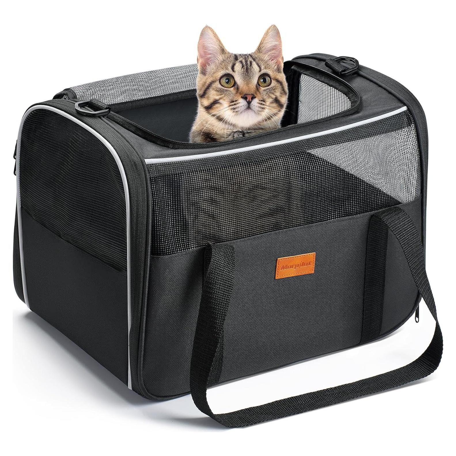 Transportín Morpilot para Gatos Pequeños y Medianos 6,35 kg