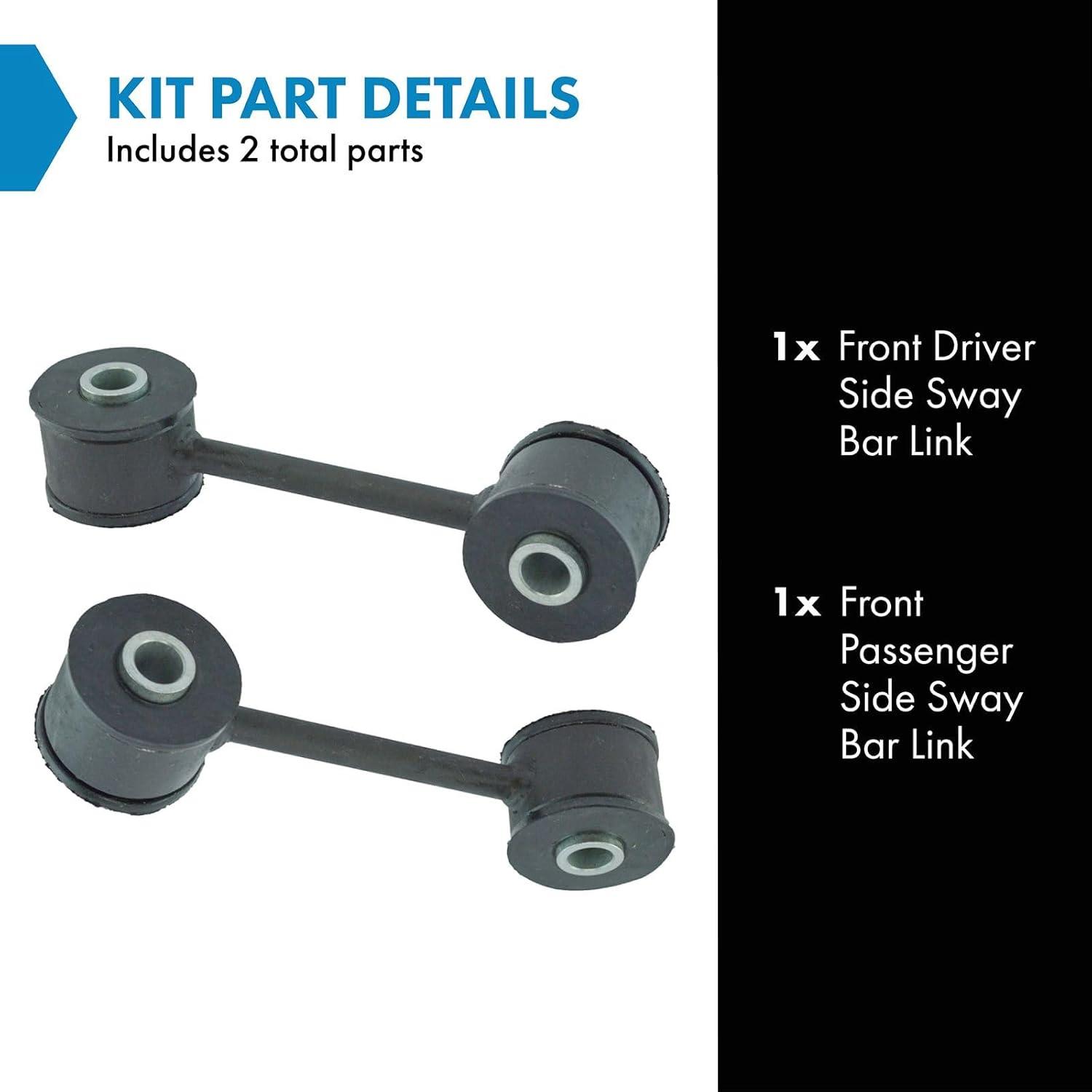 Conjunto de Enlace de Barra de Sway TRQ 2 Piezas Frontal VW