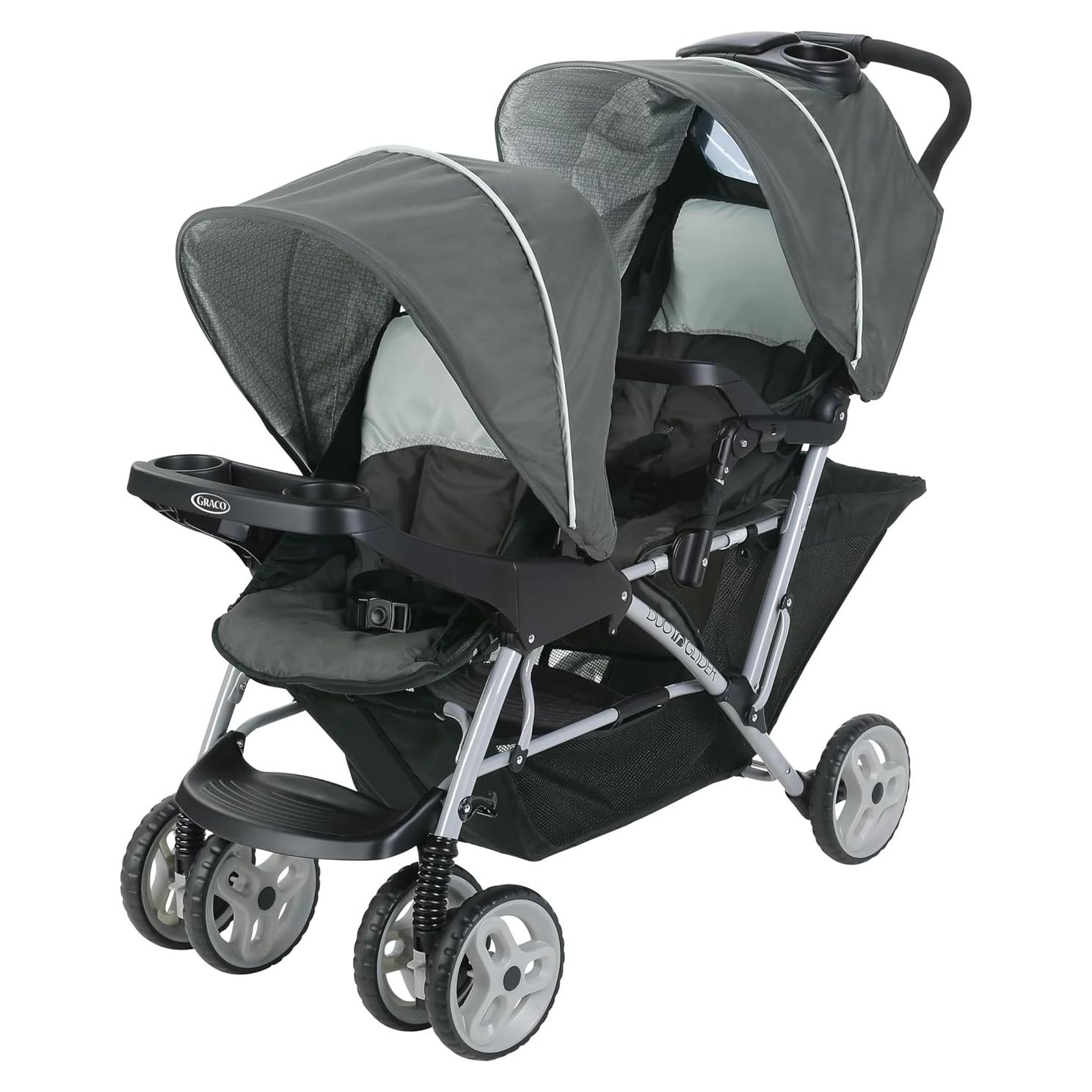 Cochecito Doble Graco DuoGlider Tándem Ligero Glaciar