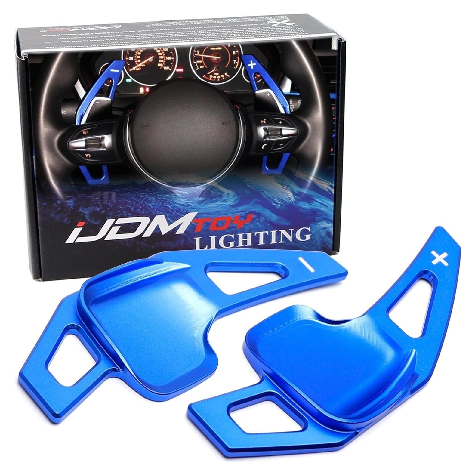 Extensiones de Paletas iJDMTOY Azul CNC para BMW 2 3 4 X1 X2 X3 X4 X5 X6