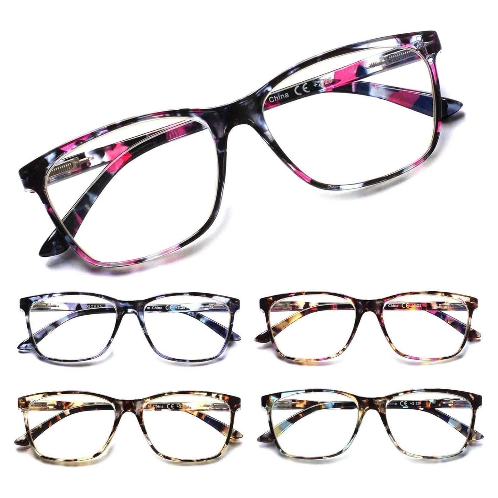 Gafas de lectura SIGVAN 4.0x con bloqueo luz azul y estuche