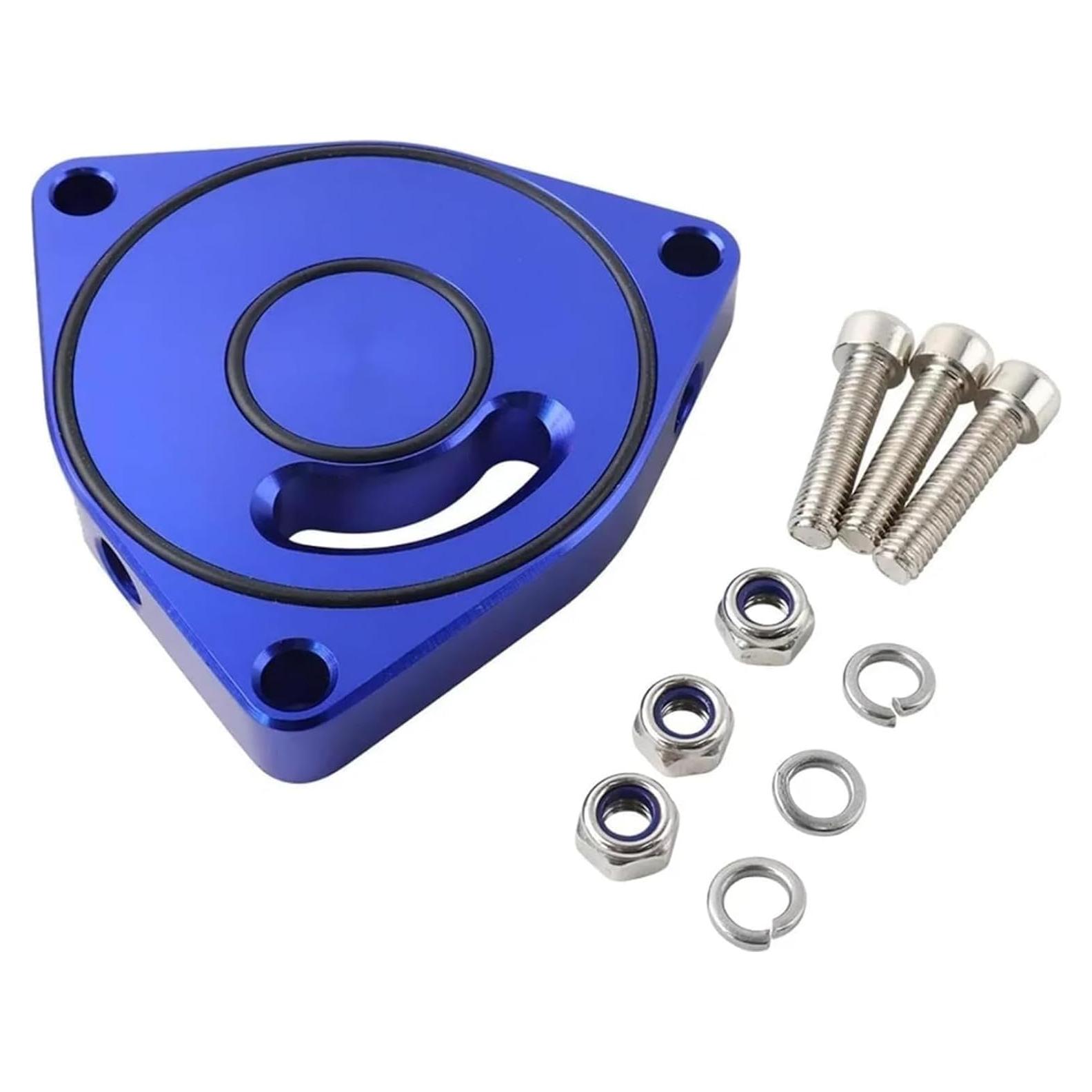 Placa Espaciadora BOV Turbo RselectMet Honda Civic 1.5T Azul