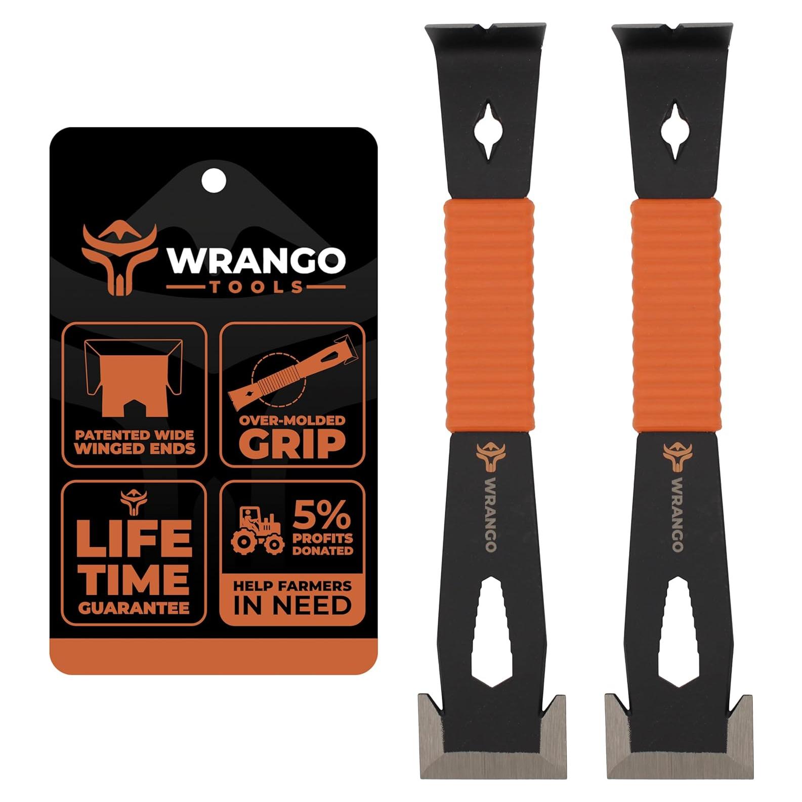 Barra de Recorte 24.1 cm Wrangler Tools - 2 Paquete con Agarre Antideslizante