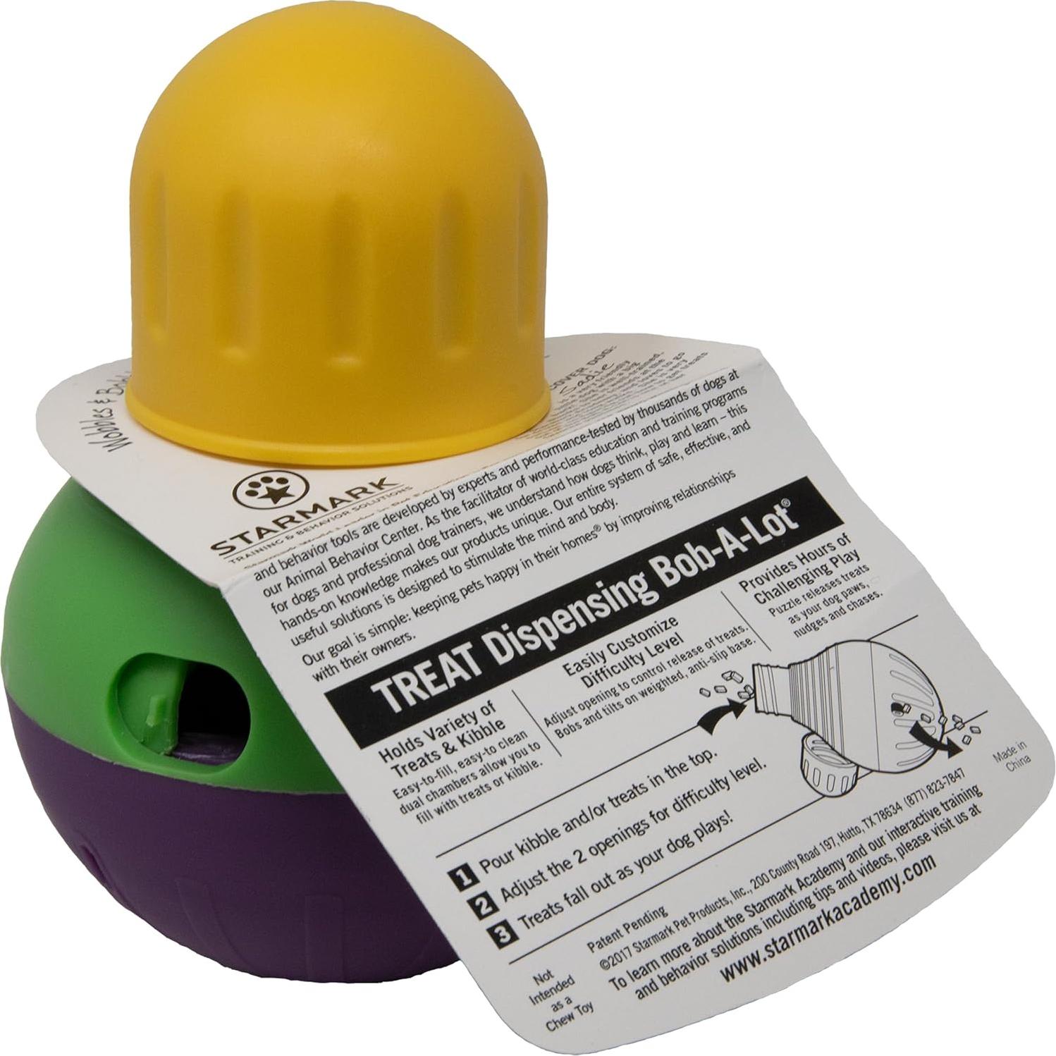 Juguete dispensador de golosinas Starmark Bob-a-Lot Pequeño