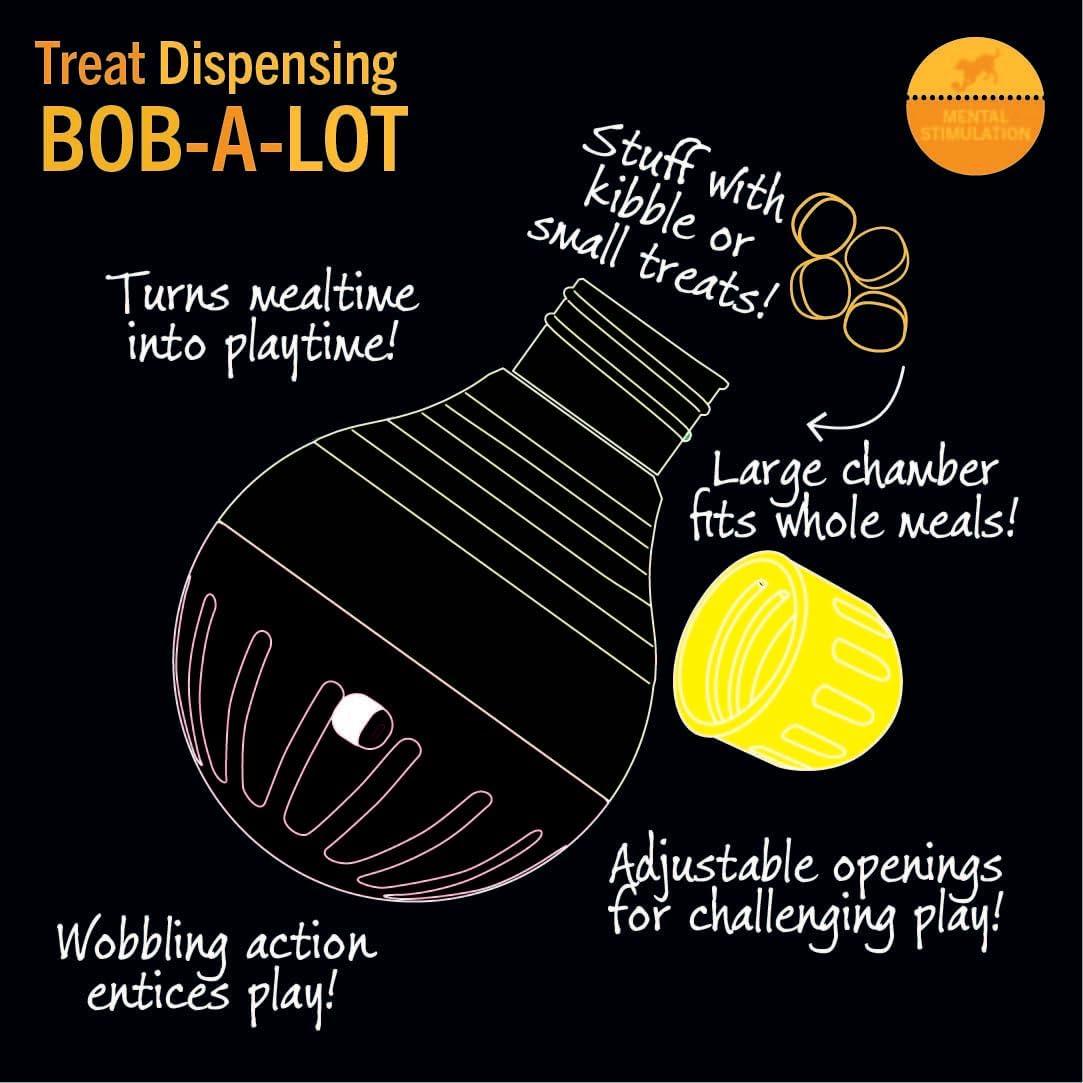 Juguete dispensador de golosinas Starmark Bob-a-Lot Pequeño