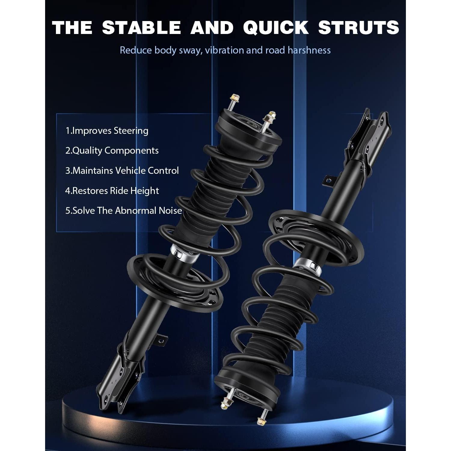 Conjunto de Struts Traseros ECCPP para Toyota Camry y Lexus ES330