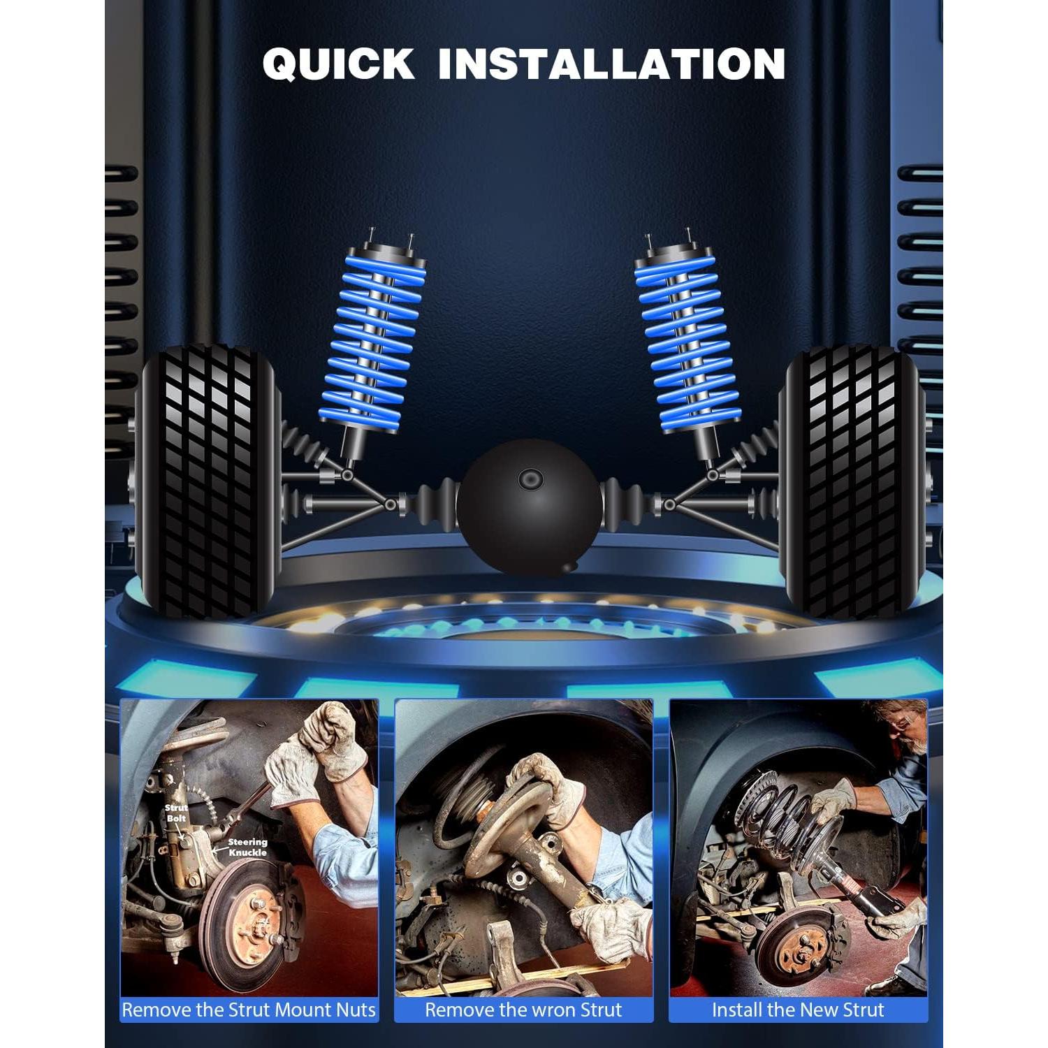 Conjunto de Struts Traseros ECCPP para Toyota Camry y Lexus ES330