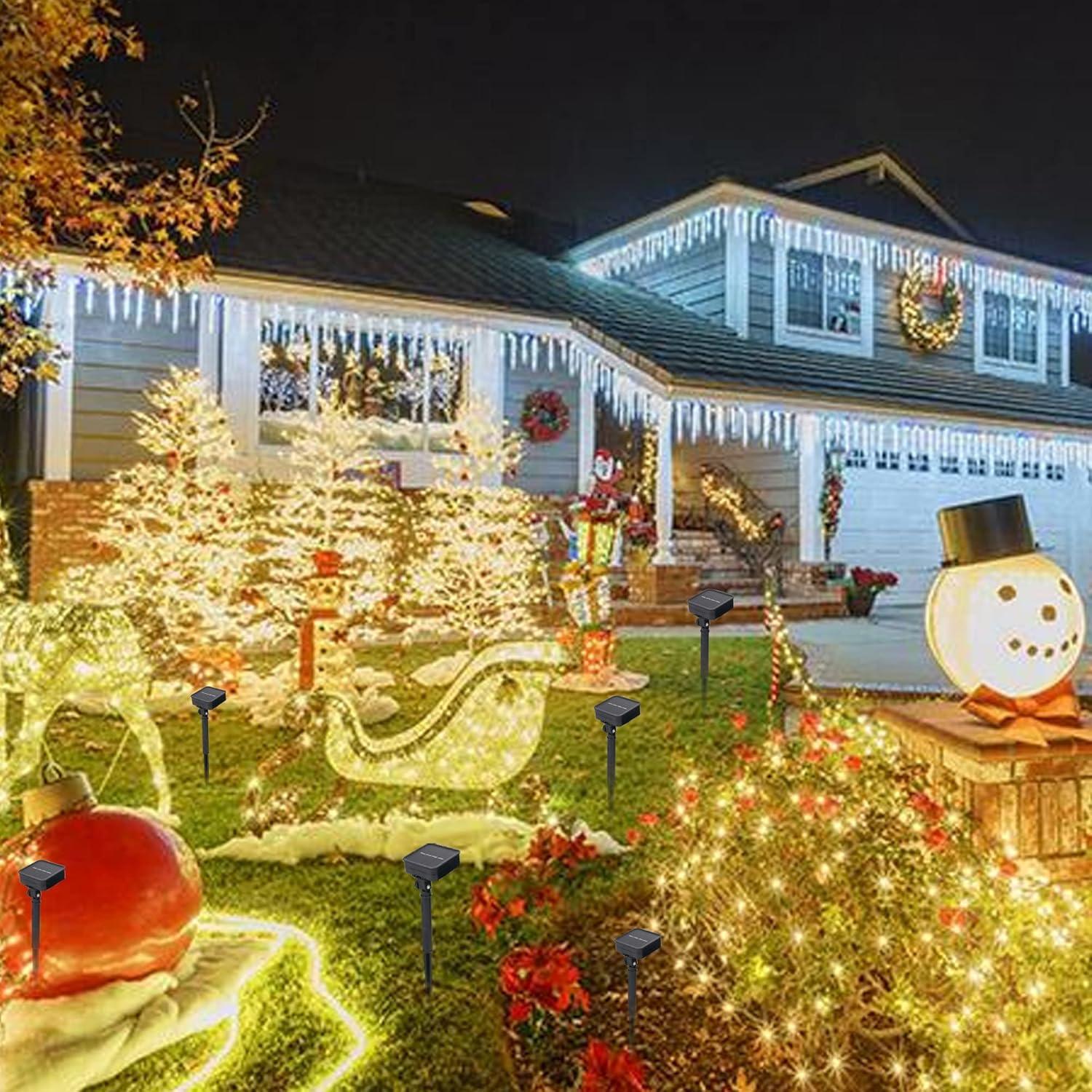 Luces de Cadena Solares Dazzle Bright 2 Paquete 12m 240LED