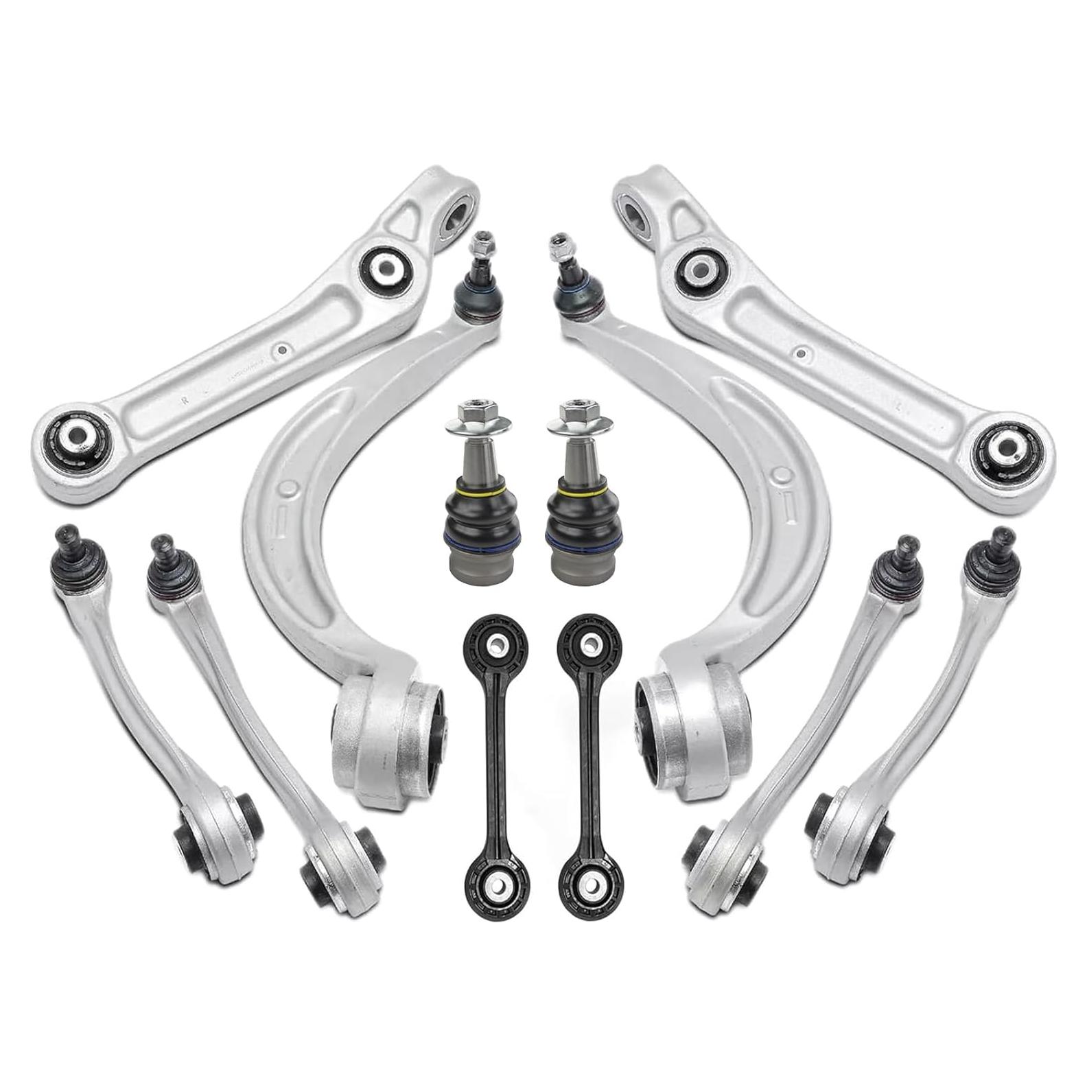 Kit de Brazo de Control Suspensión Delantera DYZJKWJW 12PCS Audi