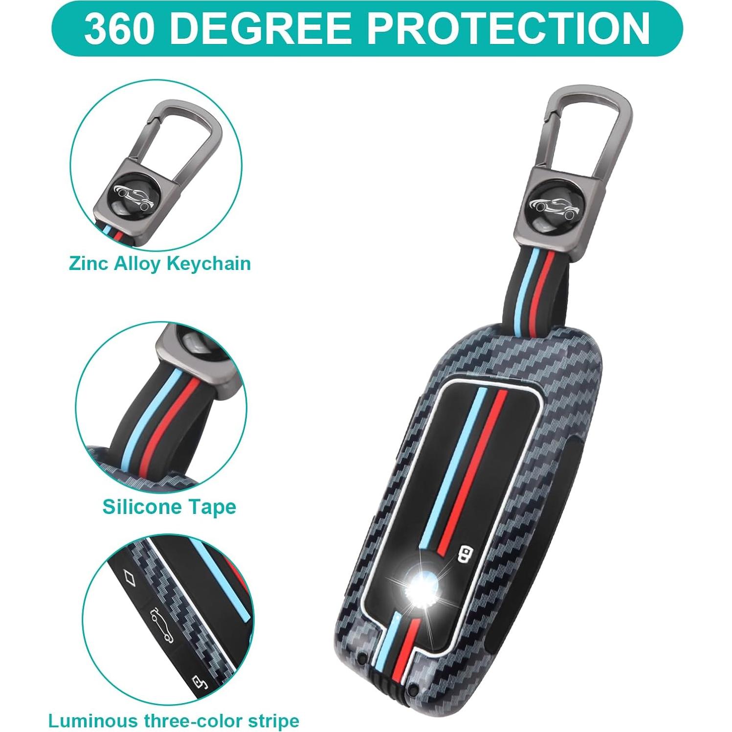 Cubierta de llavero BMW 2023-2025 MILD EAST Gris oscuro