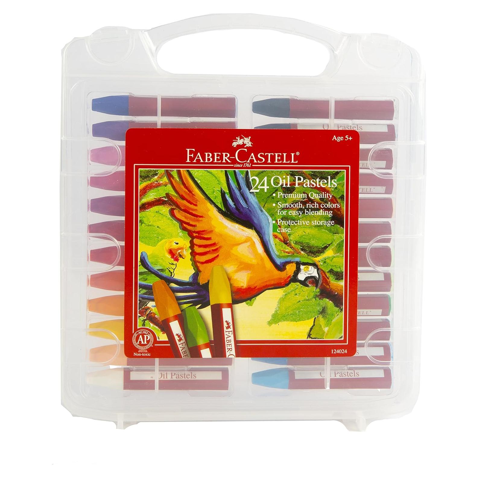 Pasteles de Aceite Faber-Castell 24 Colores No Tóxicos