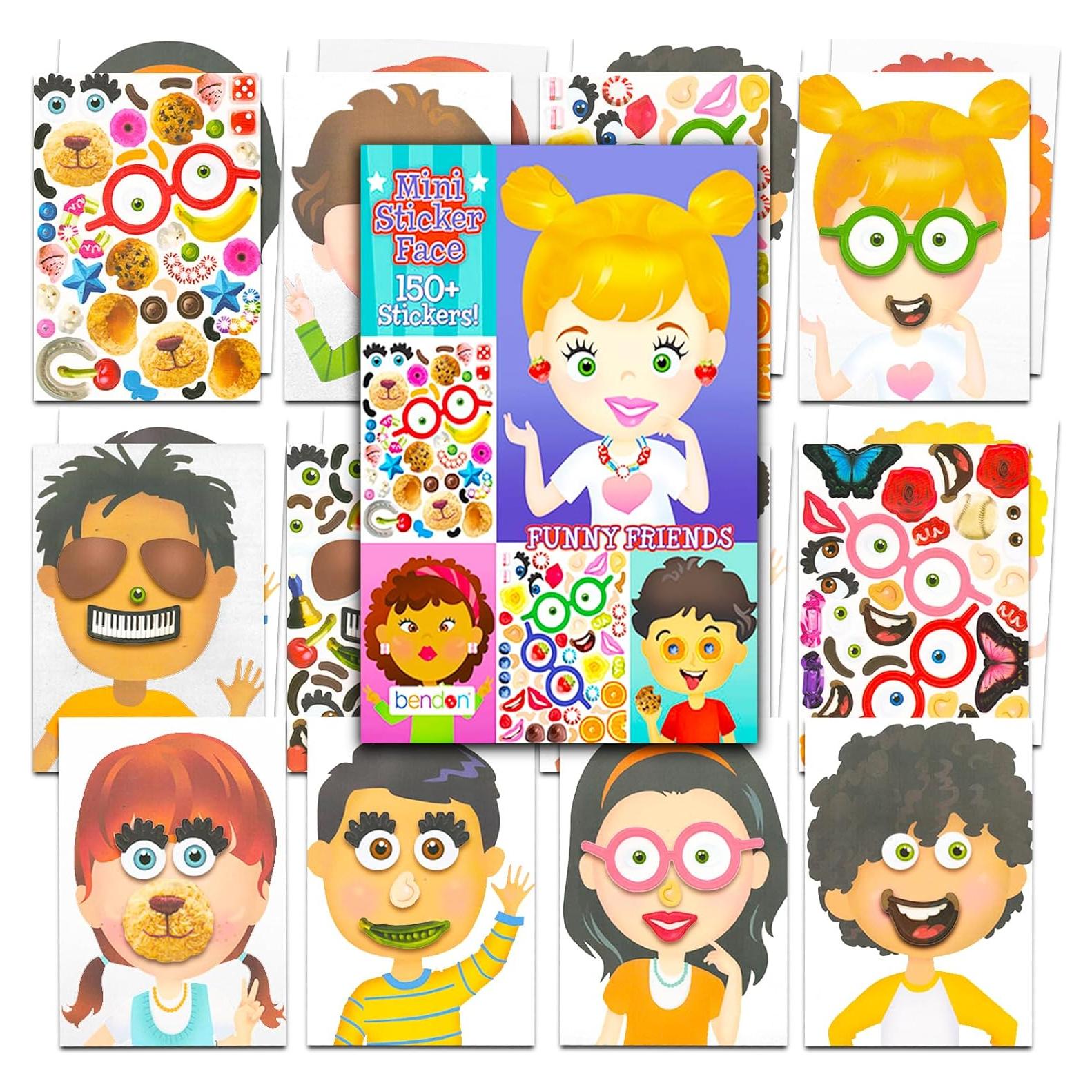 Hojas de Calcomanías Crenstone 24 Pcs 12.7x17.8 cm Divertidas