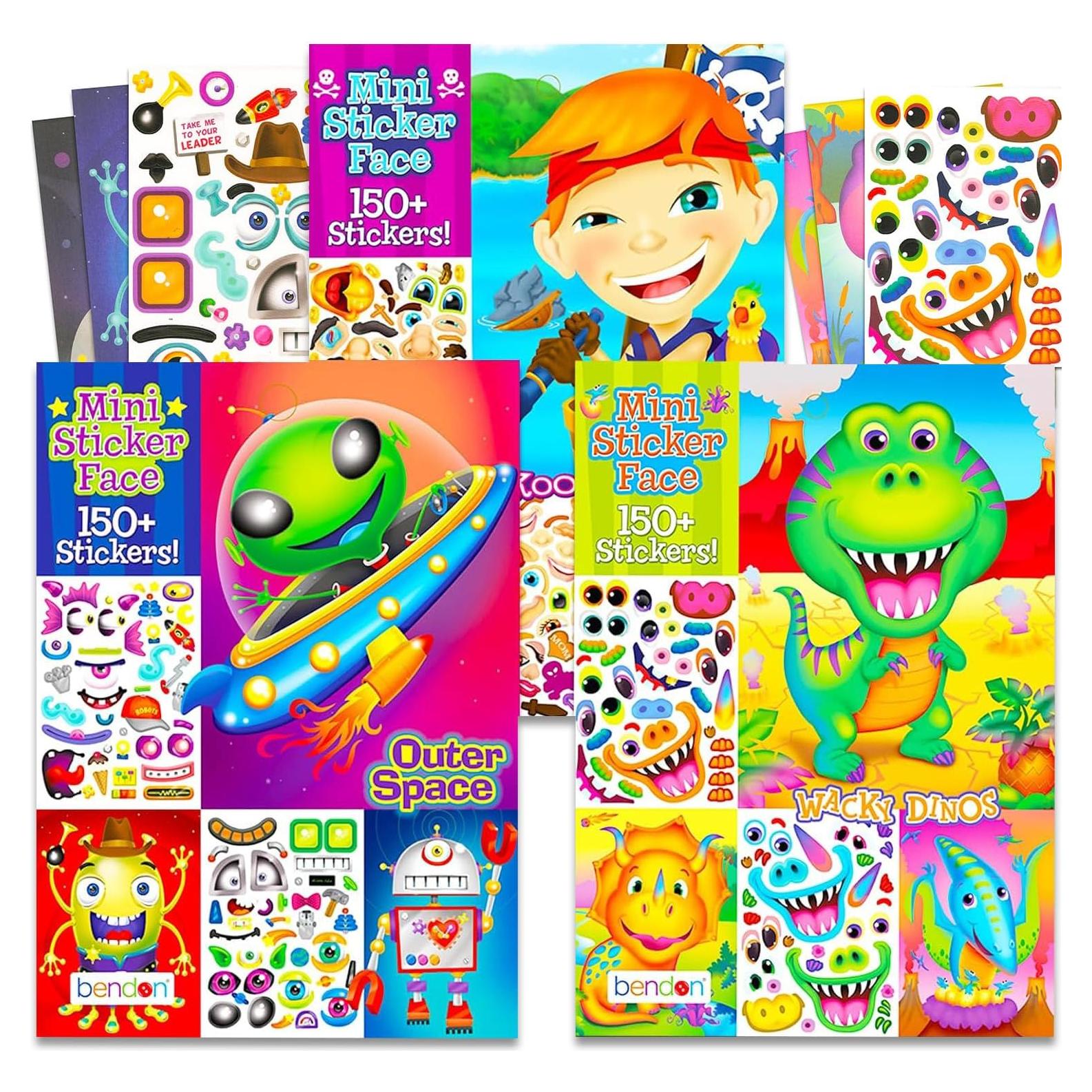 24 Hojas de Calcomanías Crenstone 12.7x20.3 cm Niños