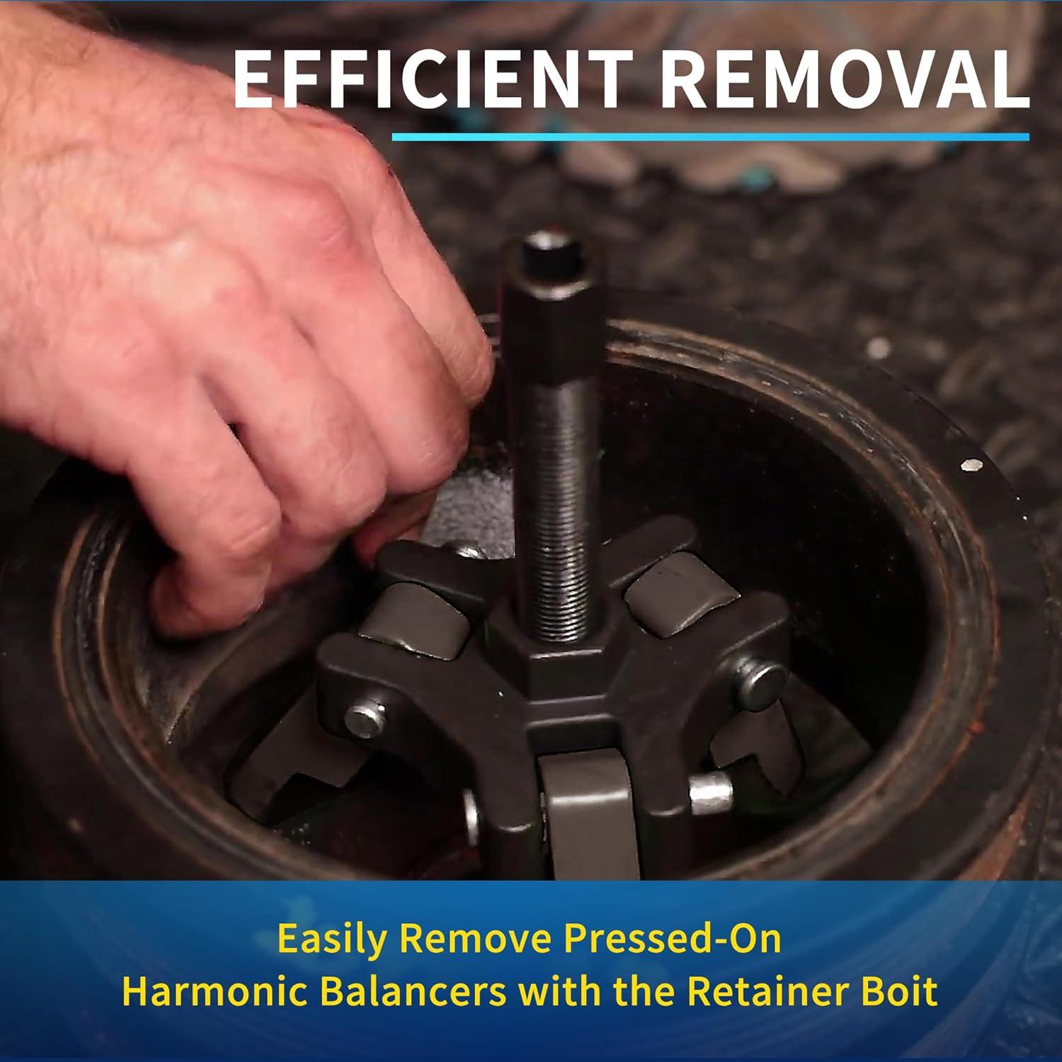 Extractor de Polea de Amortiguador Armónico GEAROLL 3 Garras