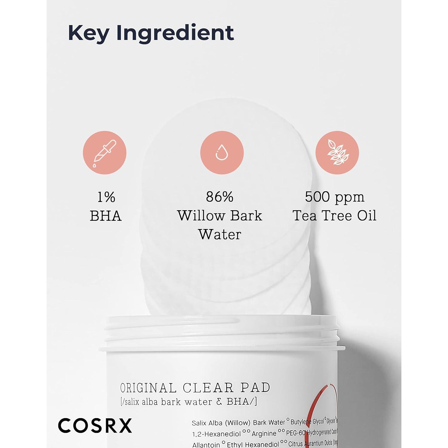 COSRX Almohadillas Exfoliantes BHA 70 Hojas - Cuidado Piel Coreano