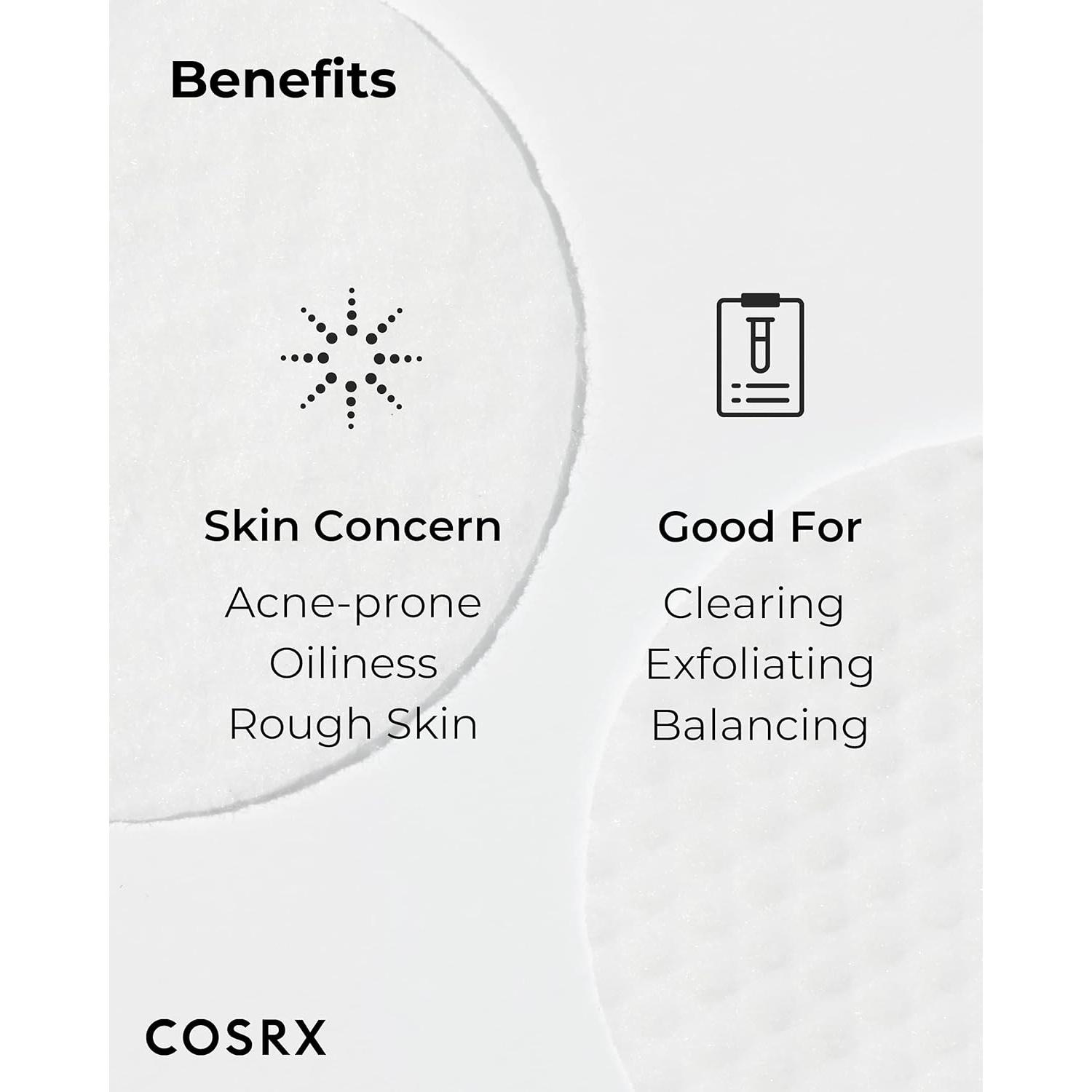 COSRX Almohadillas Exfoliantes BHA 70 Hojas - Cuidado Piel Coreano