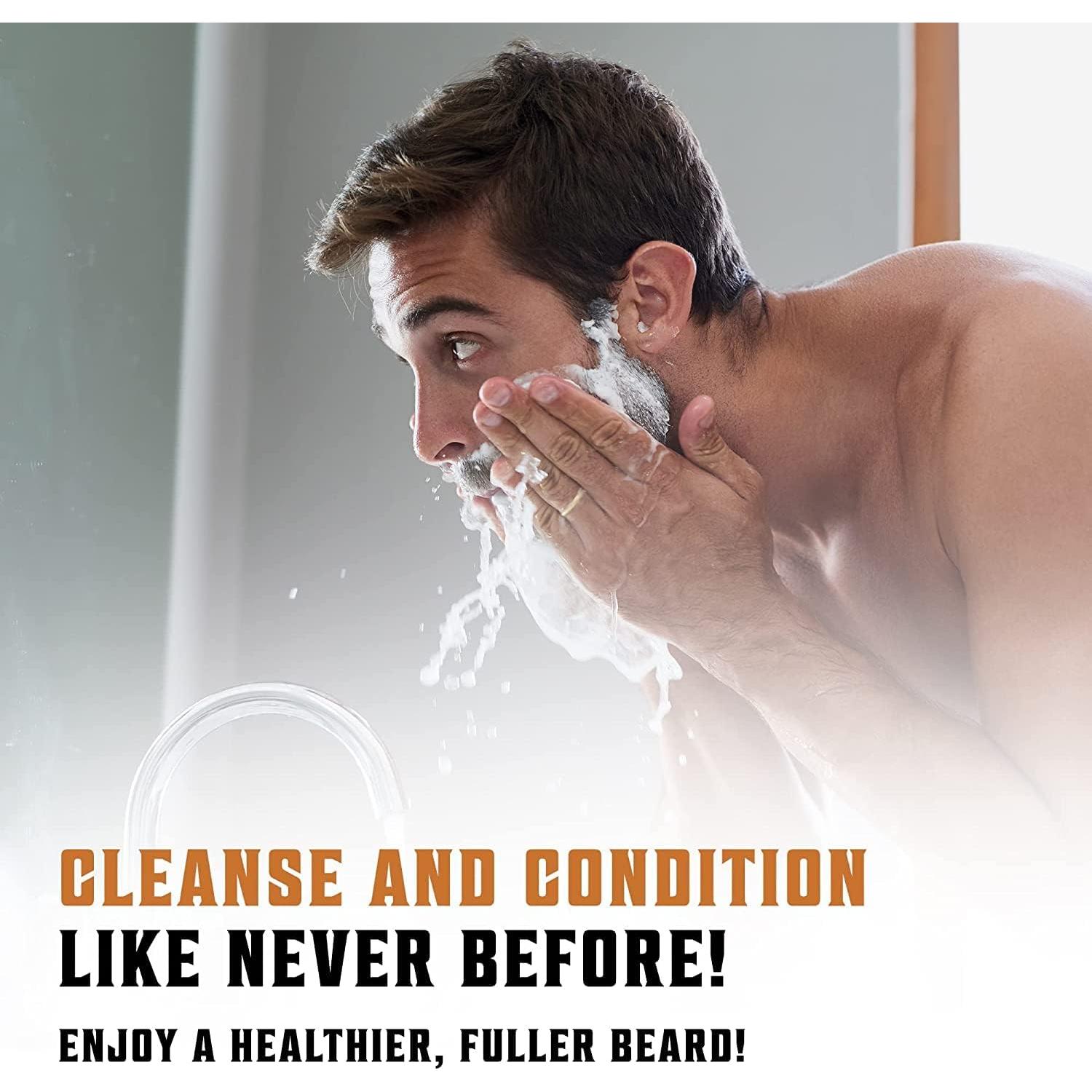 Juego de Champú y Acondicionador para Barba Viking Revolution 500ml