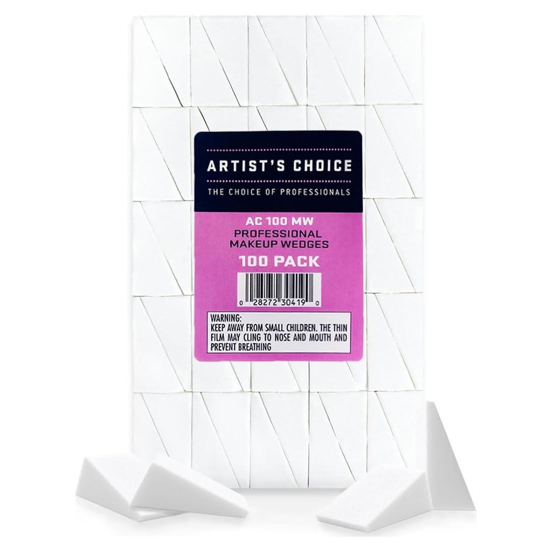 Esponjas de Maquillaje Artist's Choice 100 Unidades Sin Látex