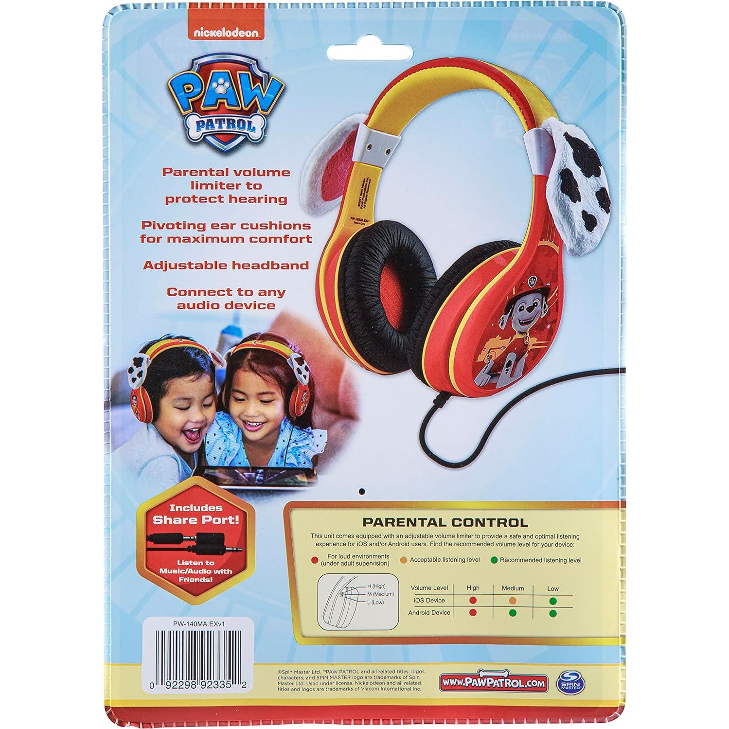Auriculares eKids Paw Patrol Marshall con Cable 3.5mm