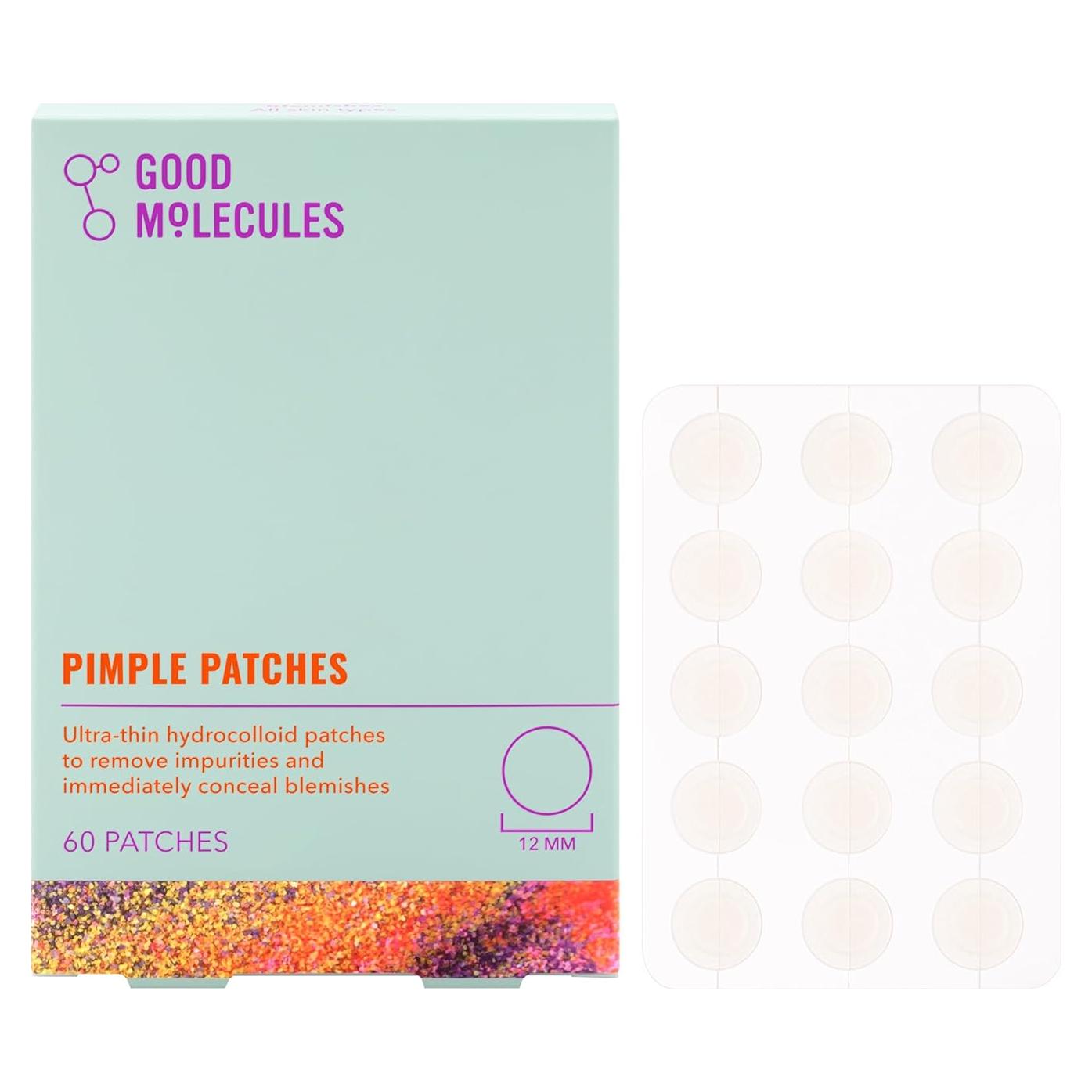 Parches Hidrocoloides Good Molecules para Acné - 60 Parches