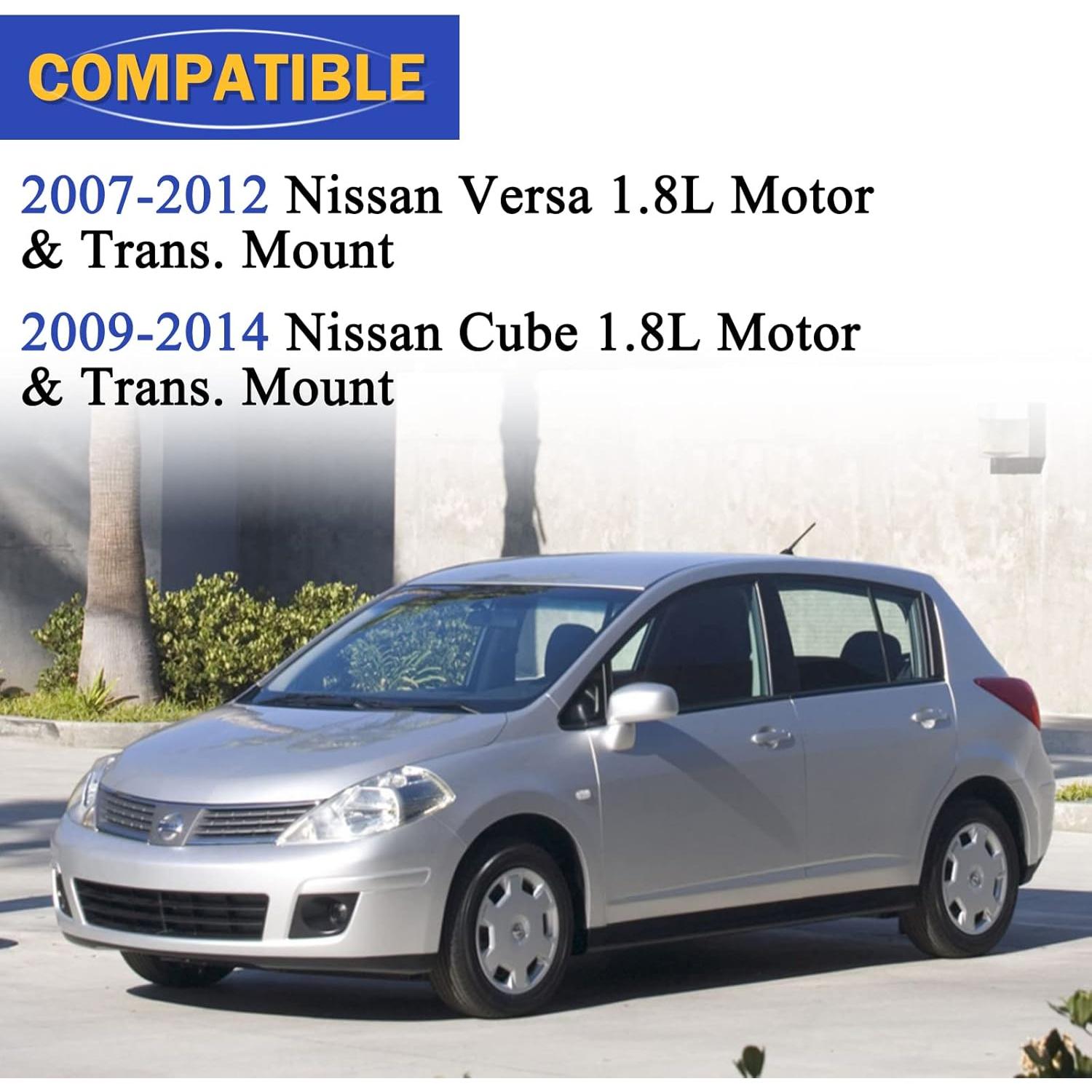 Montaje de Motor y Transmisión Nissan Versa 2007-2012 Juego de 4