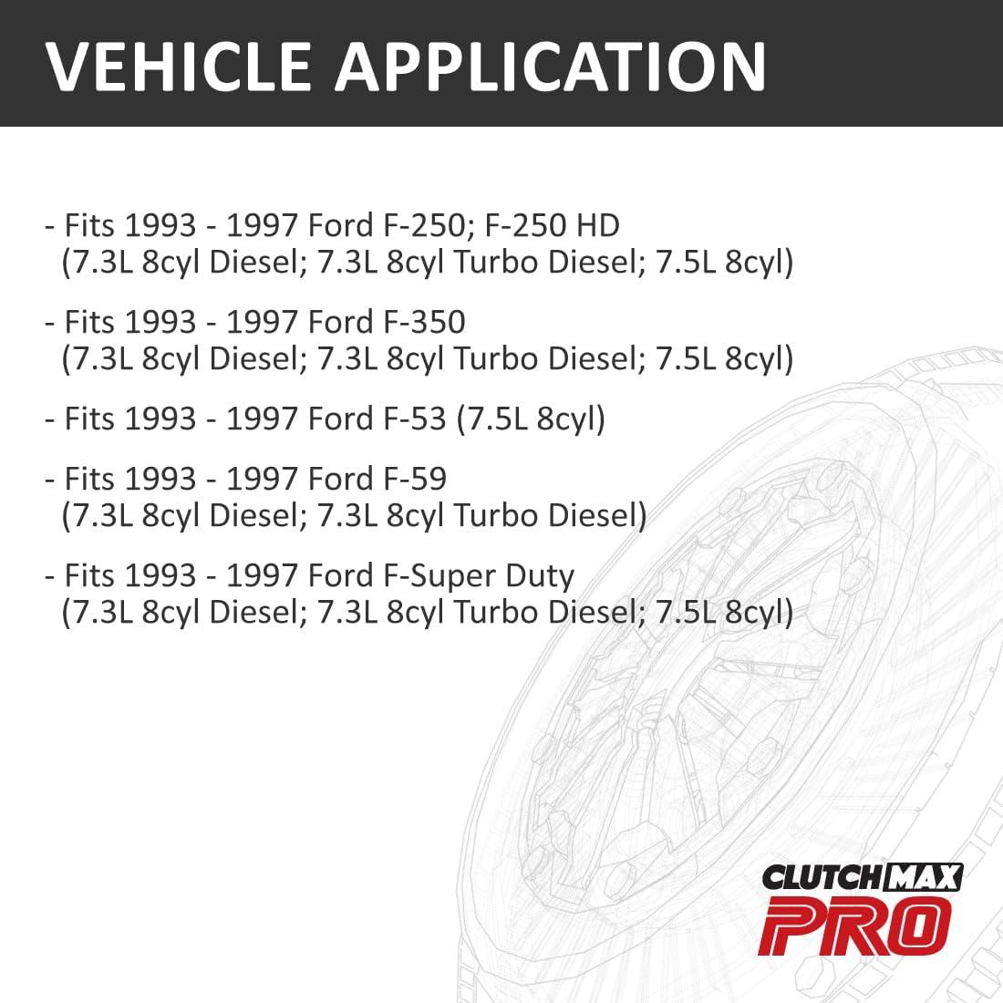ClutchMax Cilindro Maestro y Esclavo Pre-Lleno 1993-1997 F250 F350