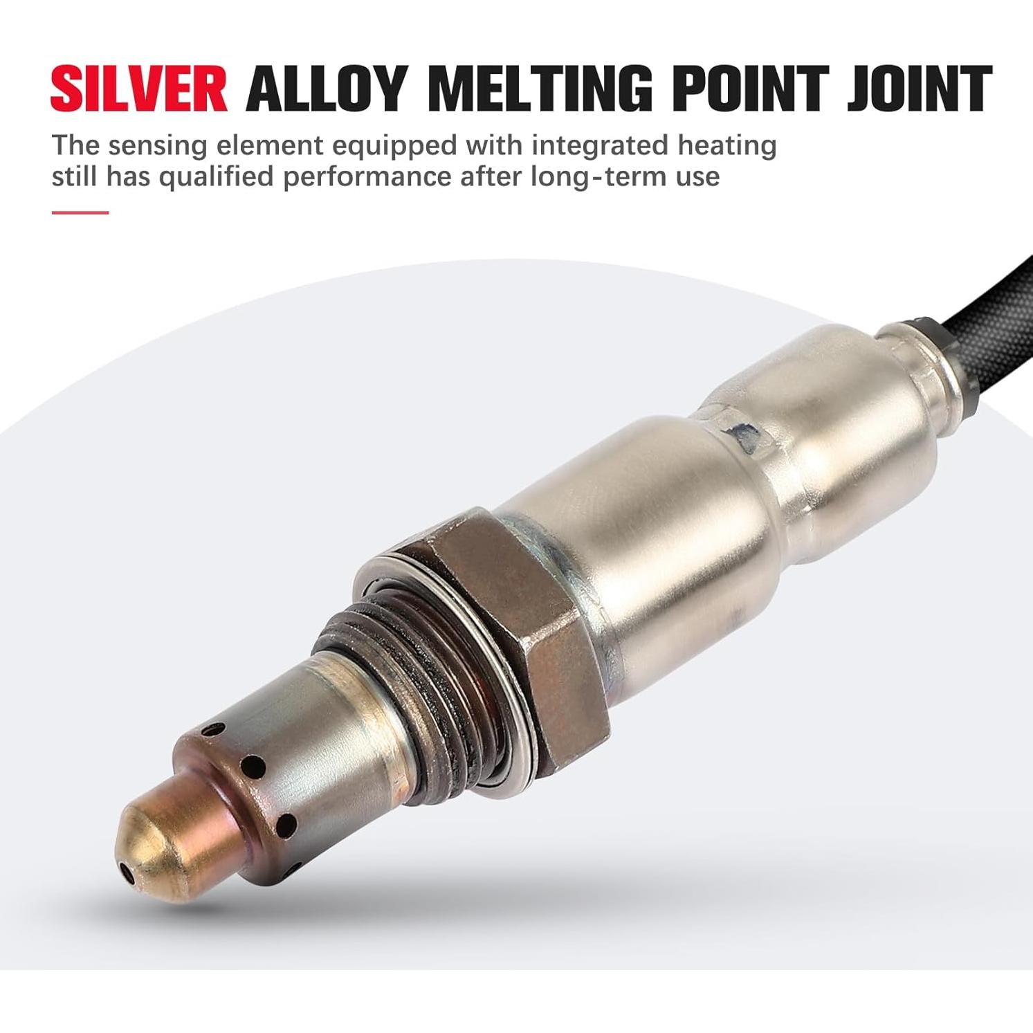 Sensor de Oxígeno O2 QIJIAUTO Compatible Audi, Hyundai, Kia