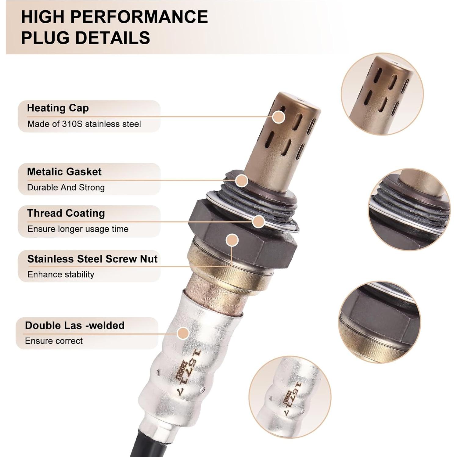 Sensor de Oxígeno BLPextrm 15717 Compatible Ford y Mazda